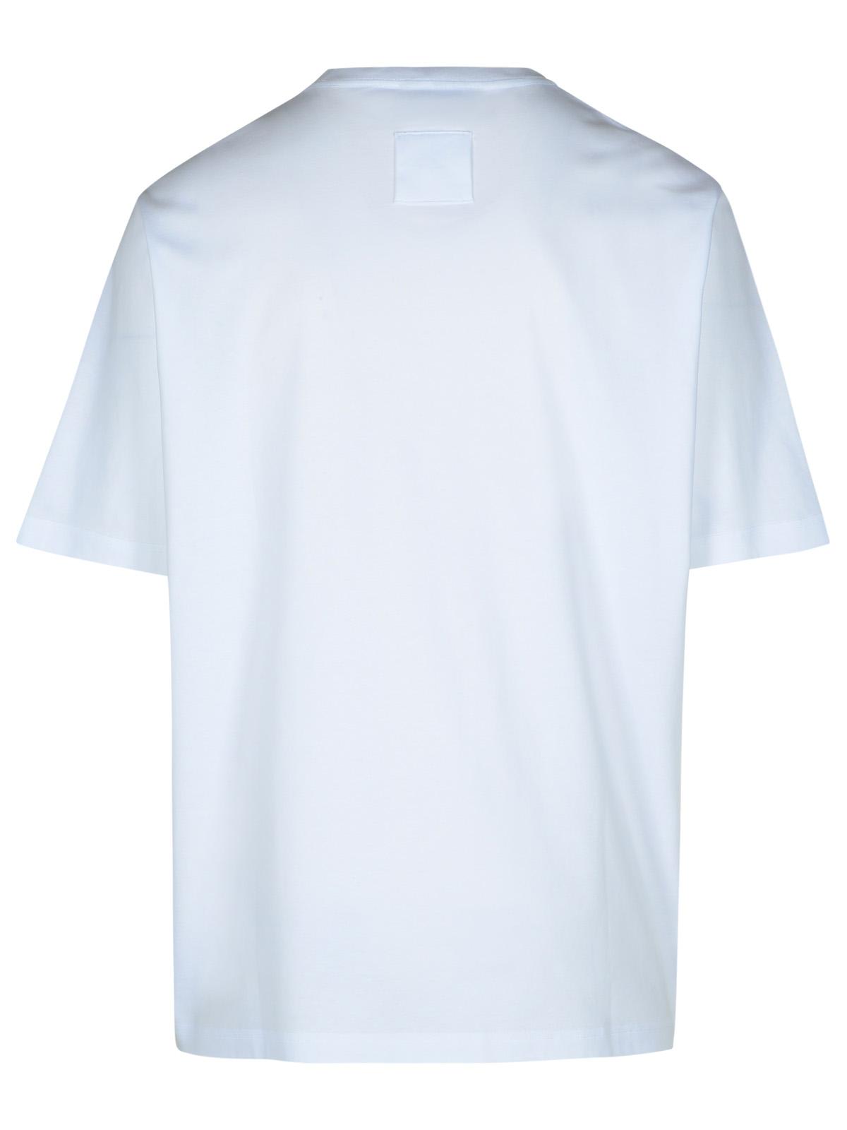 Shop Lanvin White Cotton T-shirt In Optic White