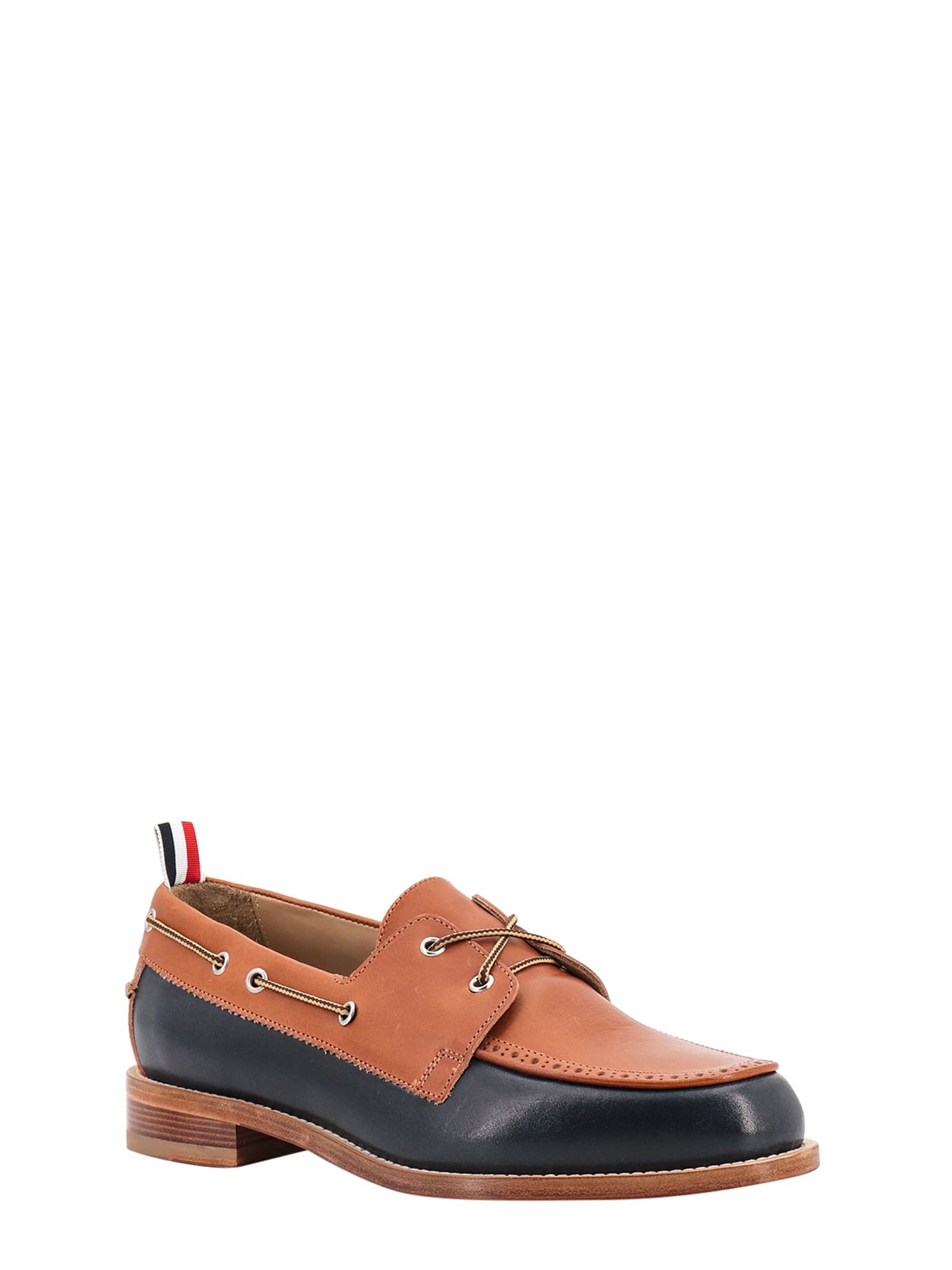 Shop Thom Browne Loafers In Brown