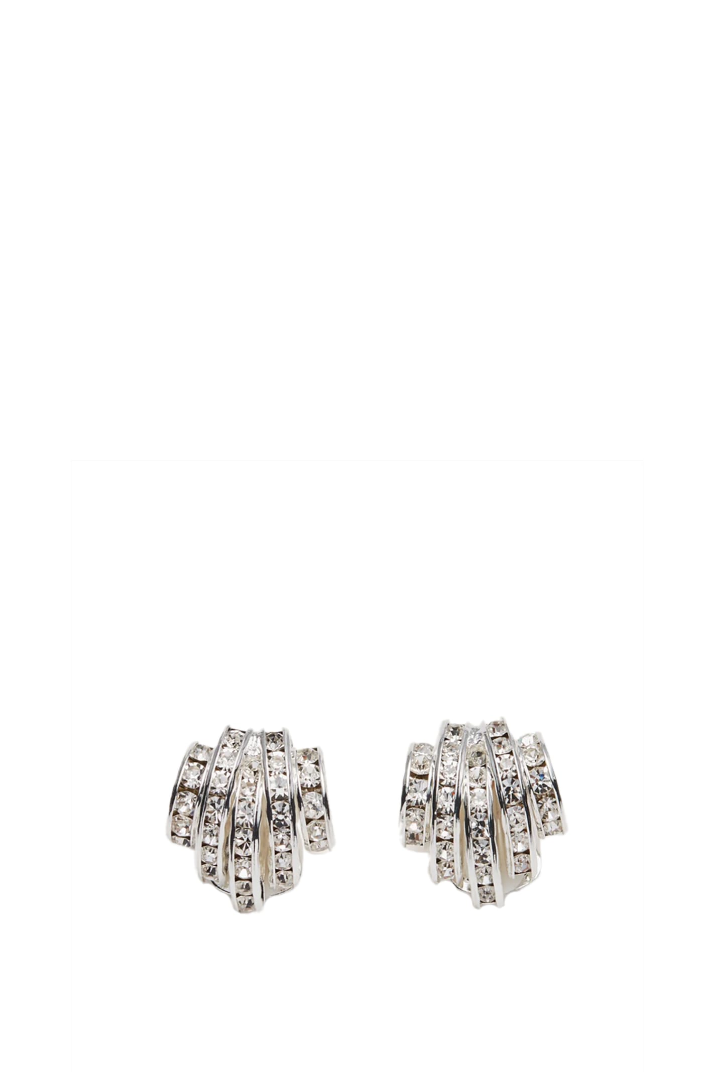 Shop Magda Butrym Earrings In Silver