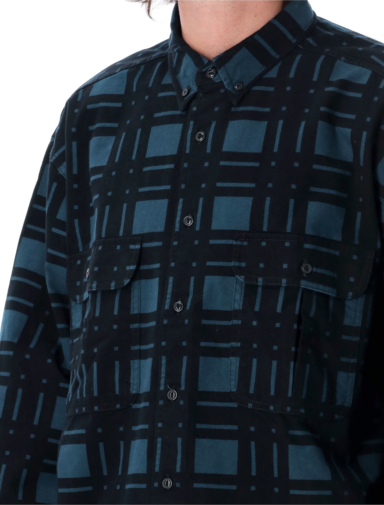 Shop Levi's Woven Long Sleeve Shirt In Black Pond Plaid