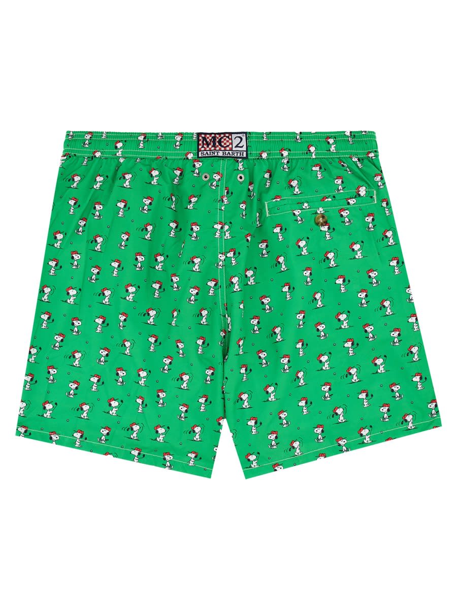 Mc2 Saint Barth X Peanuts Snoopy-print Swim Shorts