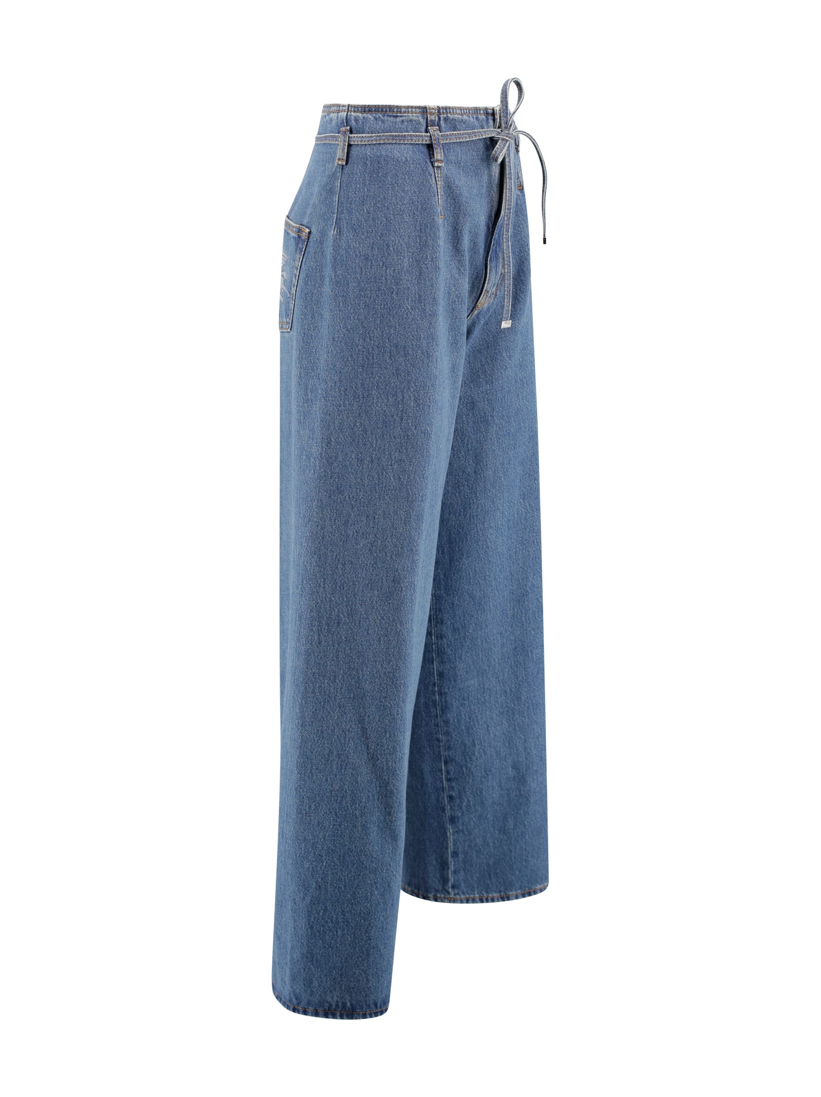 ETRO CULOTTE JEANS WITH BELT 
