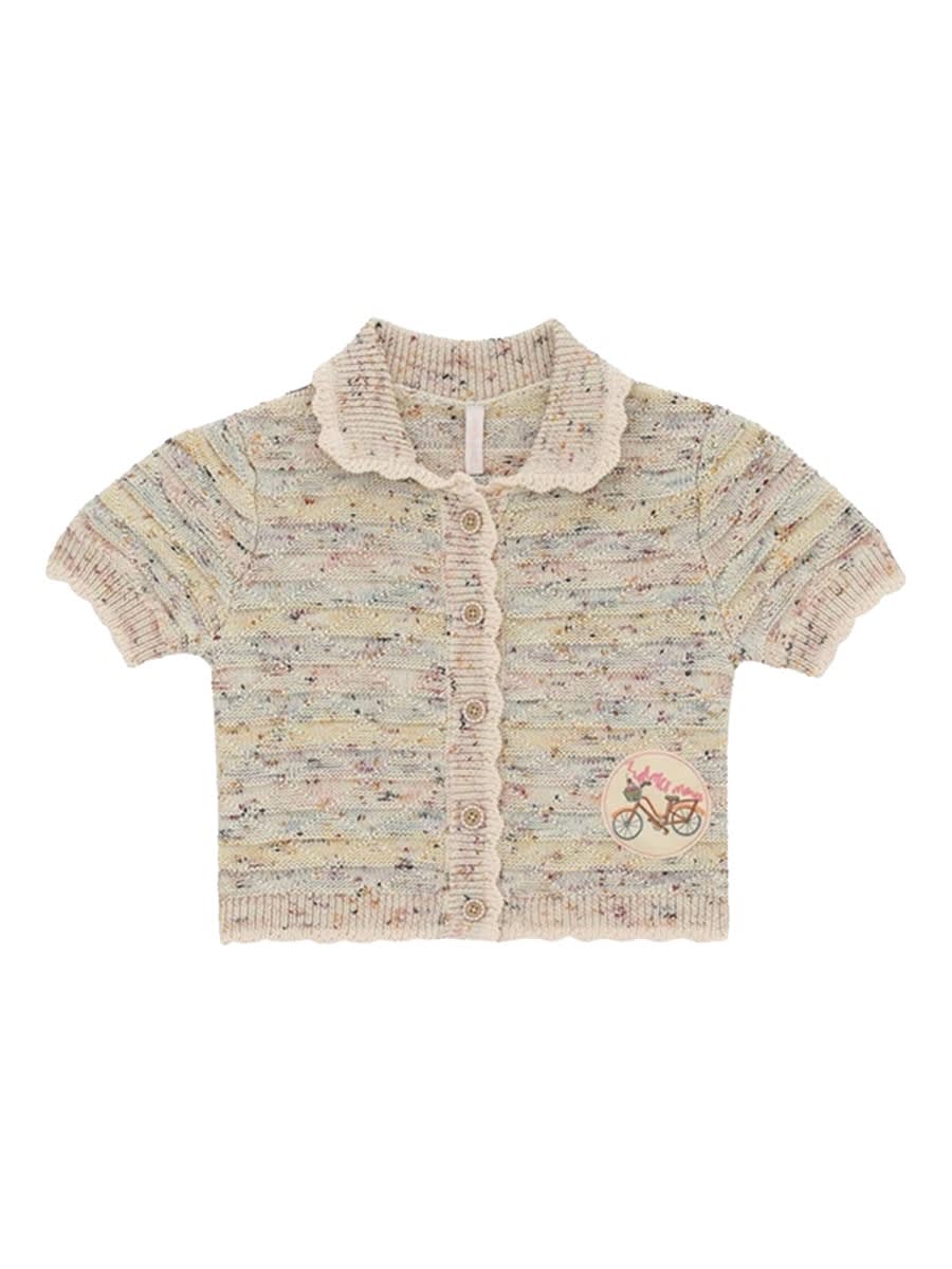 Zimmermann Kid - Rhiannon Knit Shirt In Brown