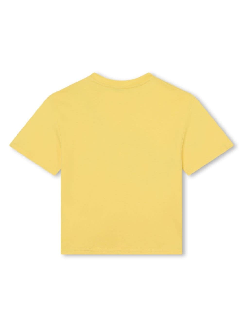 Shop Marc Jacobs Yellow T-shirt With Bag Print At The Front In Cotton Girl