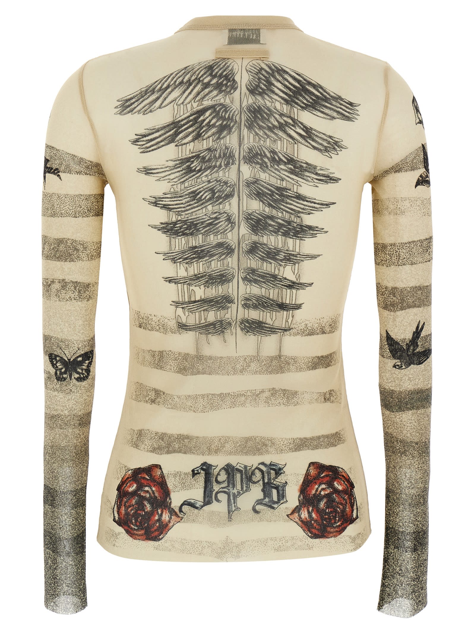 Shop Jean Paul Gaultier Tulle Top