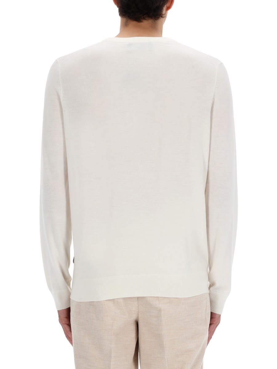 Hugo Boss Boss Cashmere Sweater In Neutral