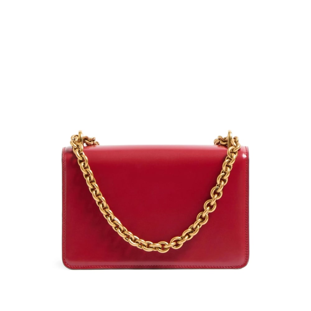 Valentino Garavani Garavani Vain Small Shoulder Bag In Shiny Calfskin Woman Rosso Valentino Uni