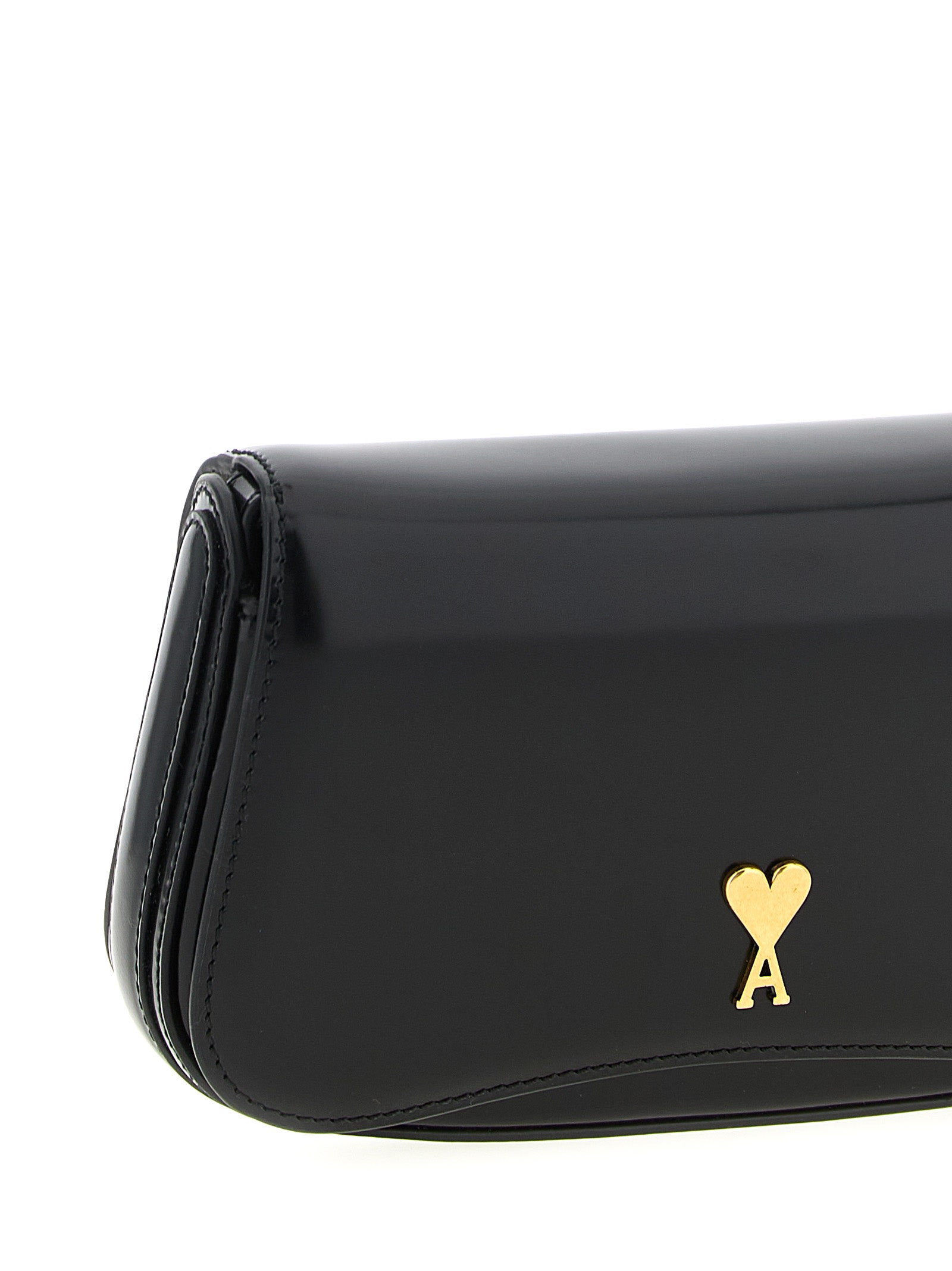 Ami Alexandre Mattiussi Paris Paris Small Crossbody Bag In Black