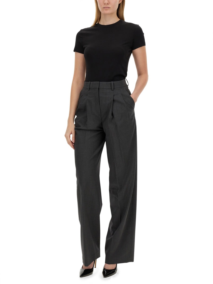 Theory Tshirt In Cotone Pima In Black