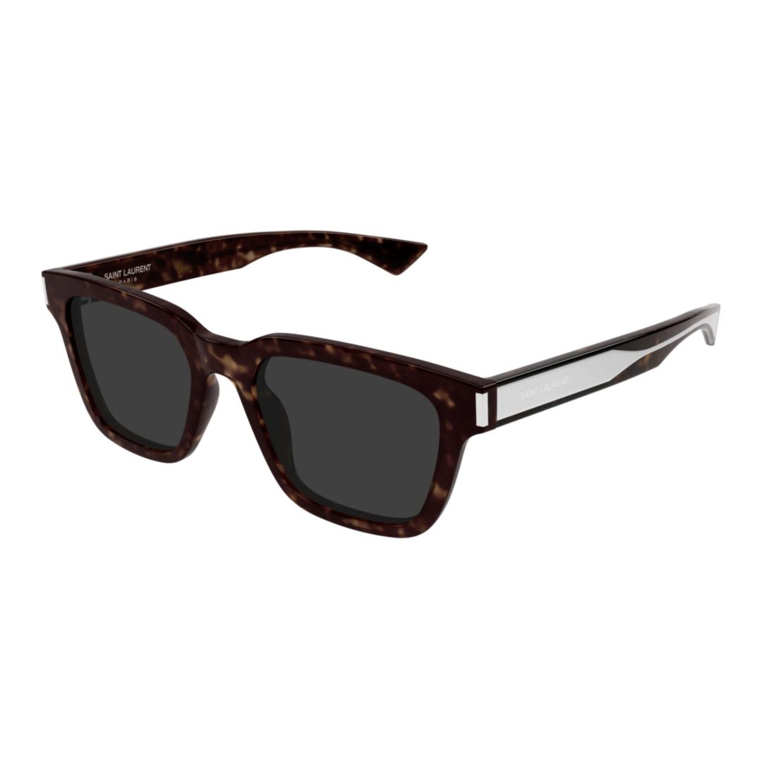 Saint Laurent Sl 790002 Havana Crystal Grey In Brown