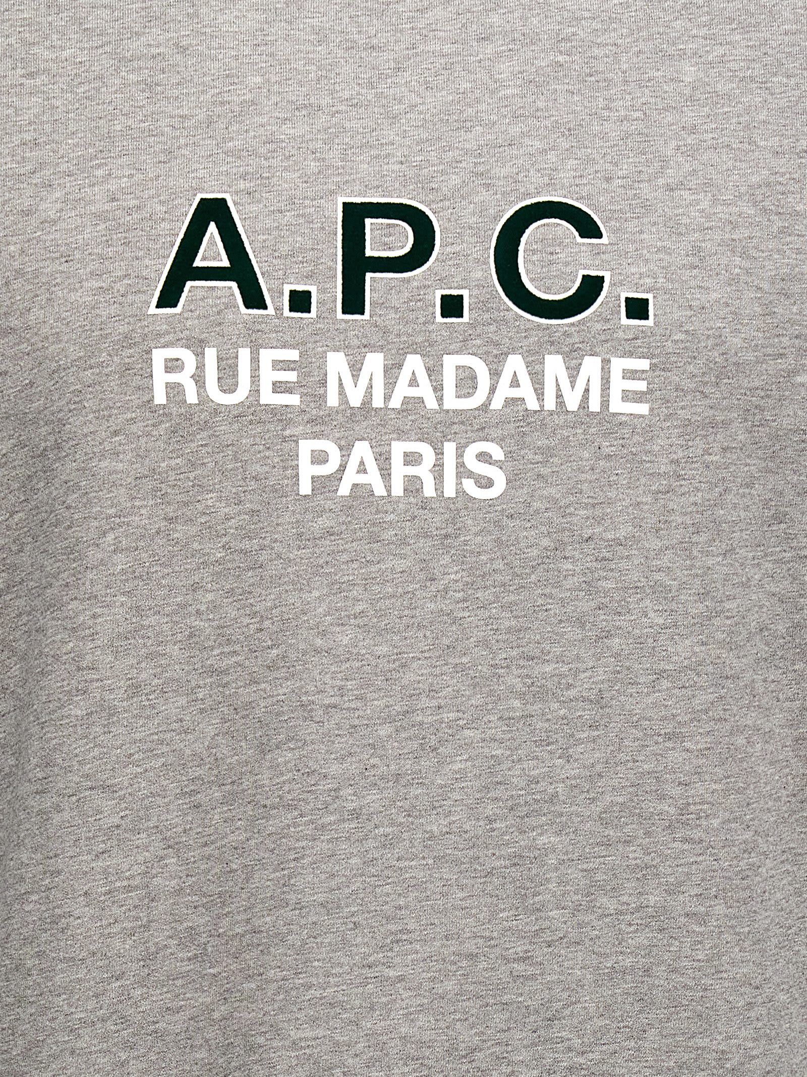 Shop Apc Madame Sweatshirt In Grey