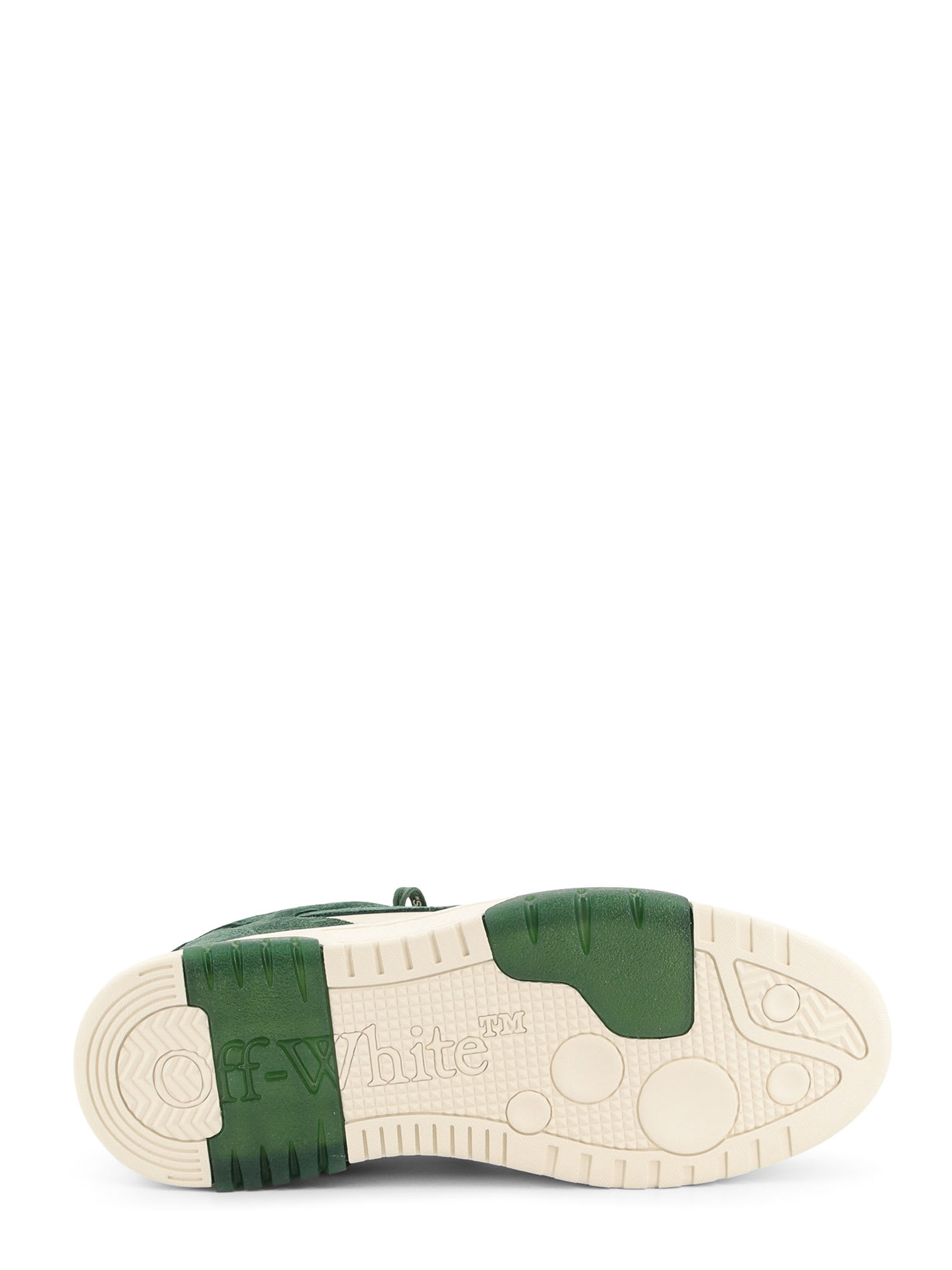 Off-white Green Out Of Office Sneakers In Jet Green