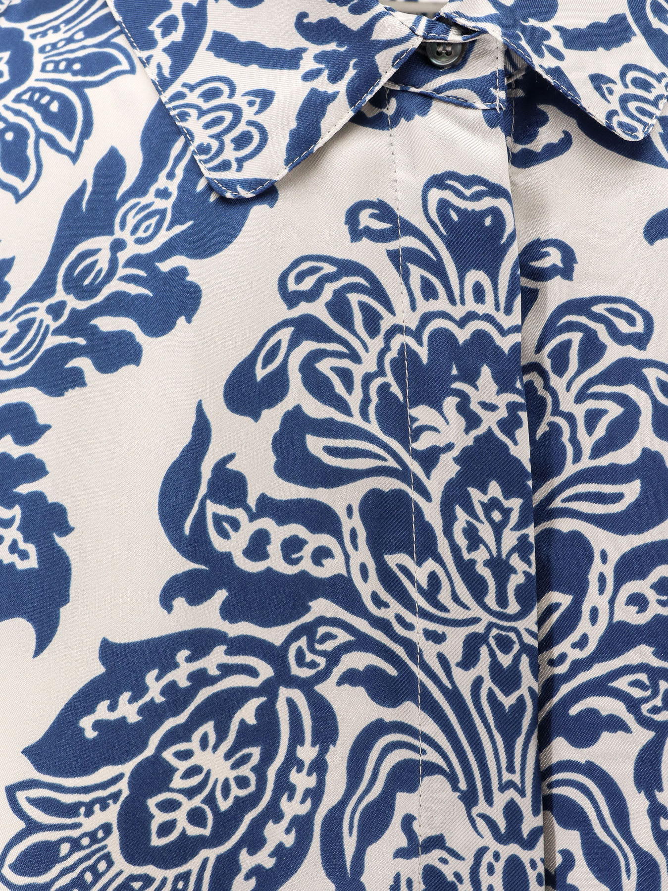 Shop 's Max Mara Camelia Printed Silk Long Chemisier Dress