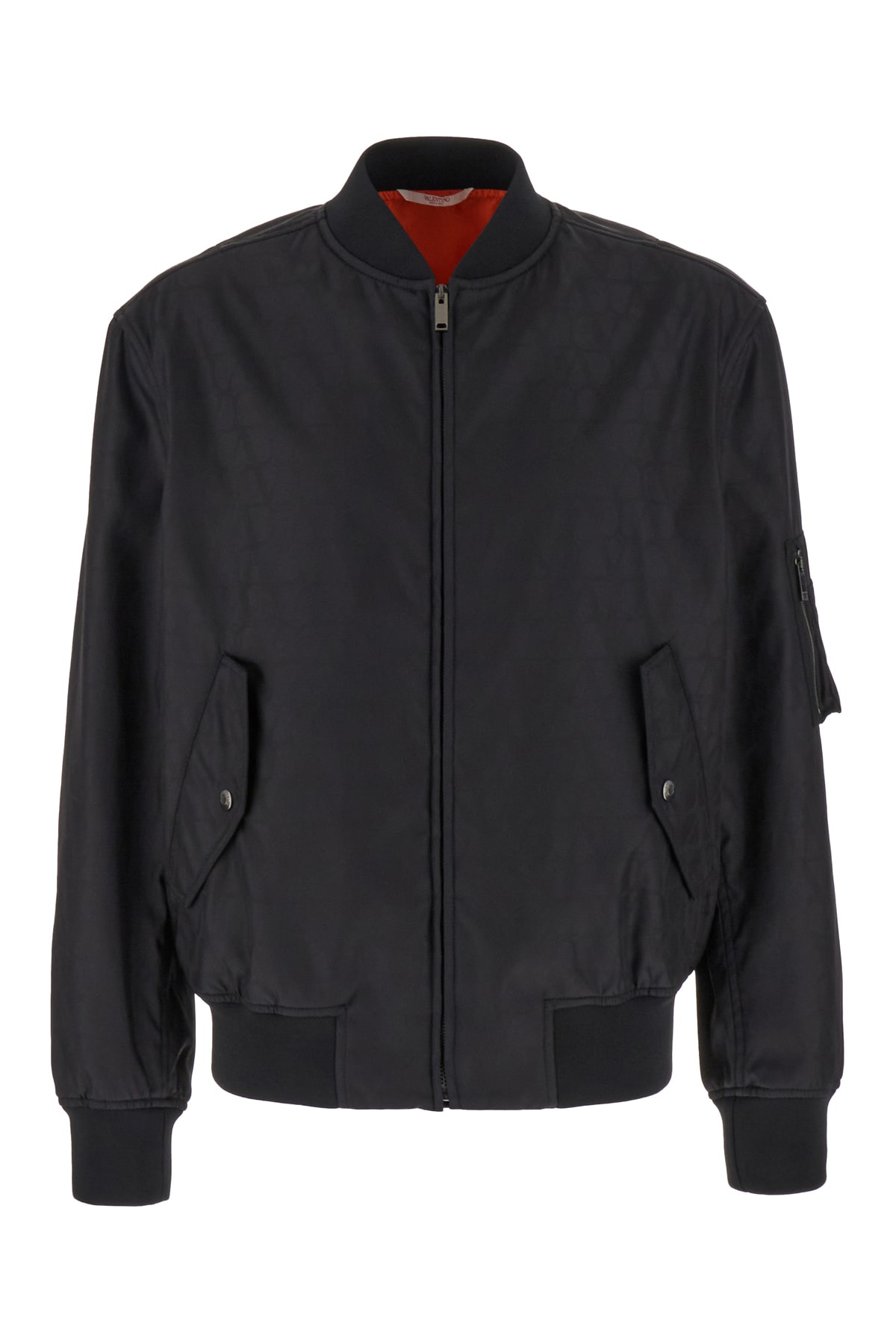 Valentino Black Nylon Bomber