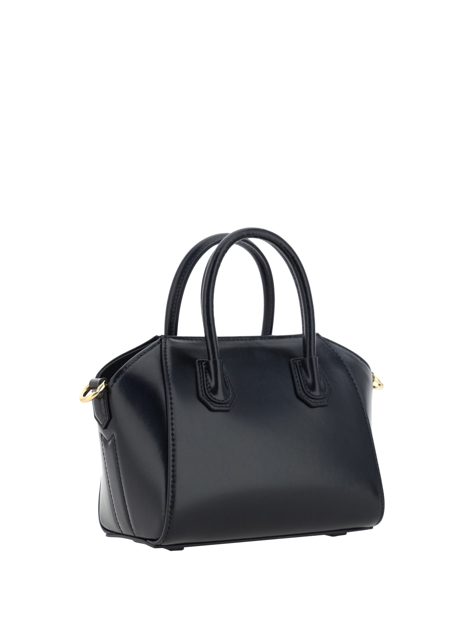 Shop Givenchy Antigona Handbag In Nero/rosso