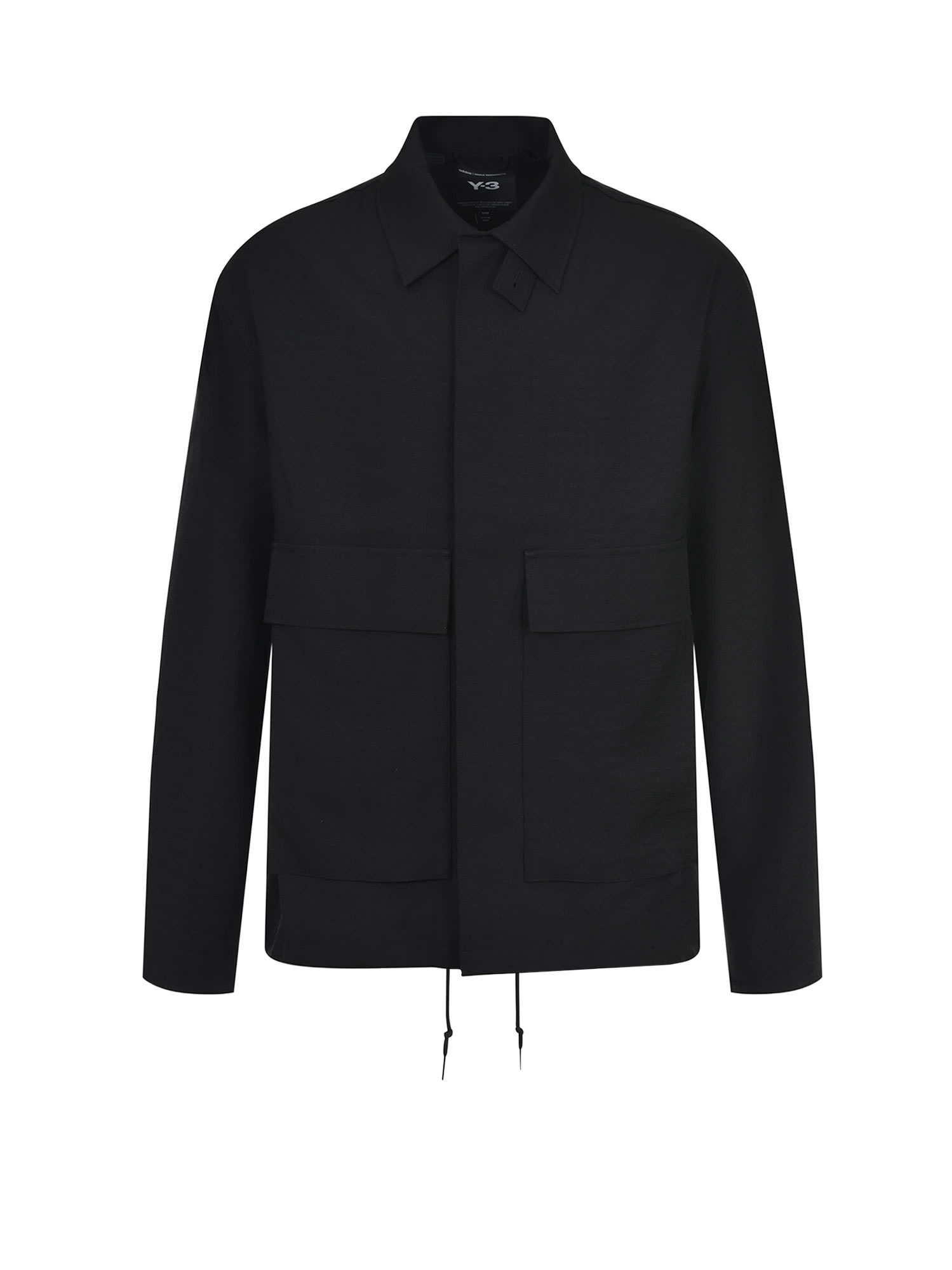 Y-3 M Sp Un Coach Recycled Polyester Jacket In Black