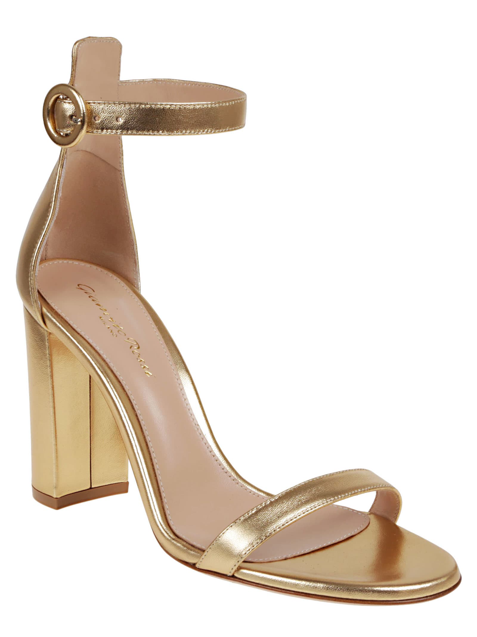 Shop Gianvito Rossi Gaeta Nappa Silk In Meko Mekong
