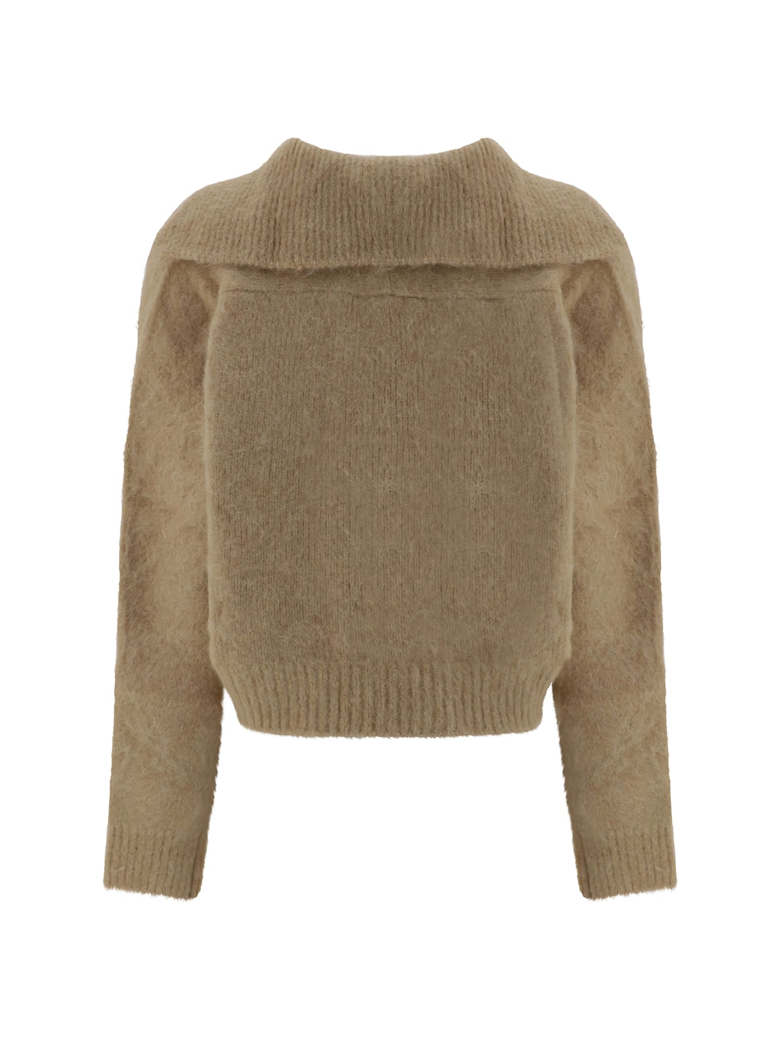 Shop Loulou Studio Sweater In Beige Melange