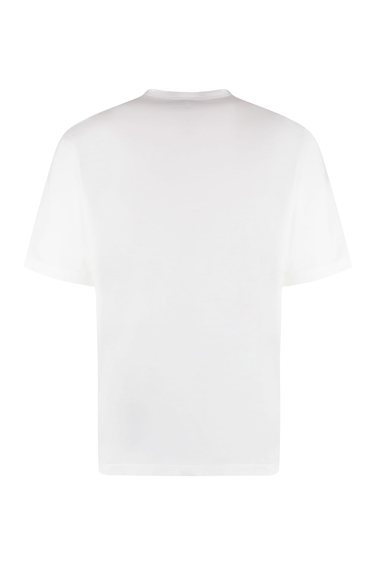 Shop Dsquared2 Cotton Crew-neck T-shirt In White