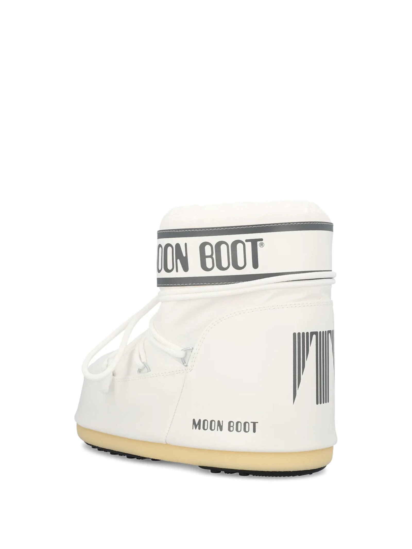 Moon Boot Icon Low Nylon White Snow Boots In Multi