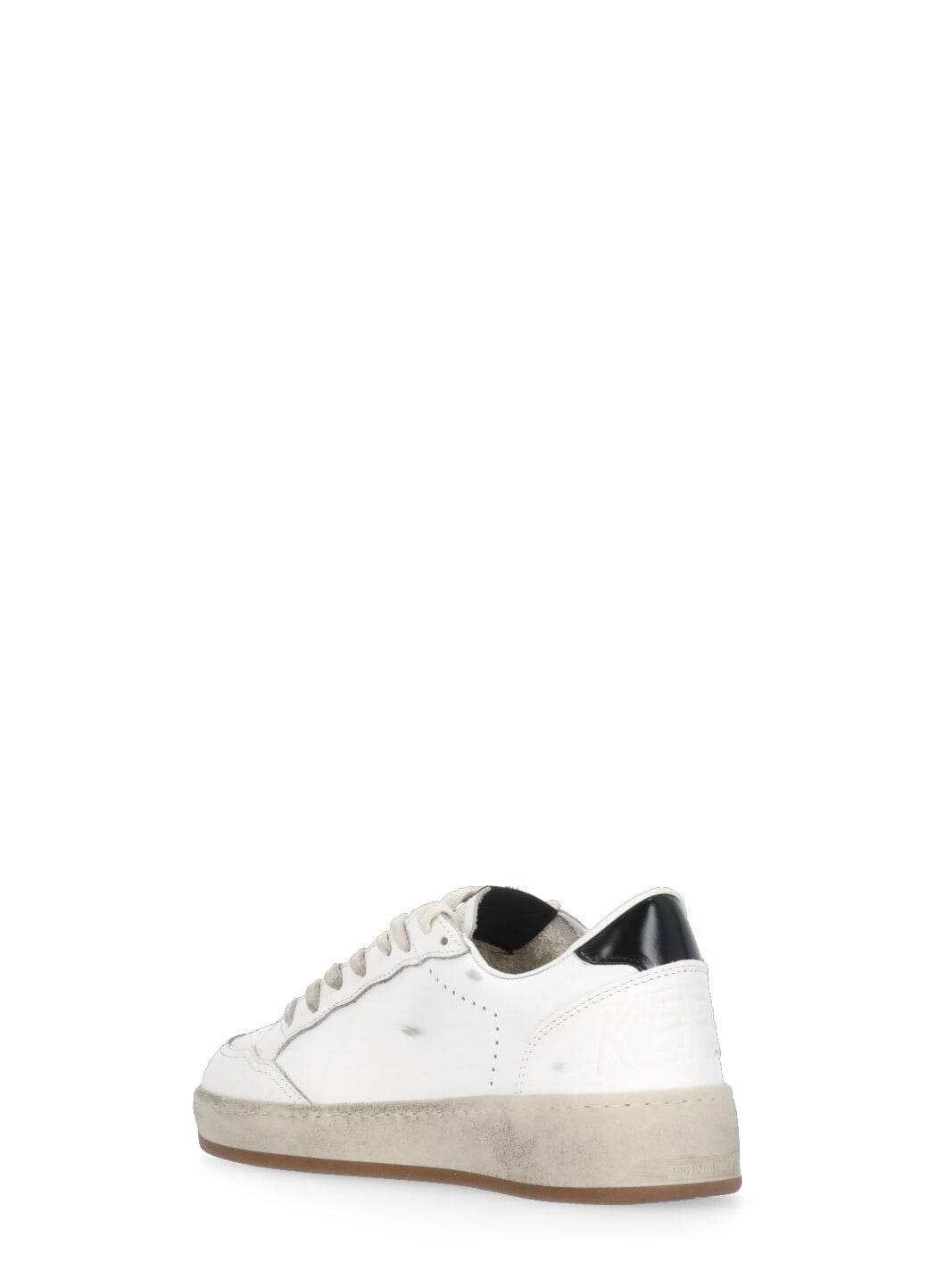 Golden Goose Leather Hi Star Sneakers In White