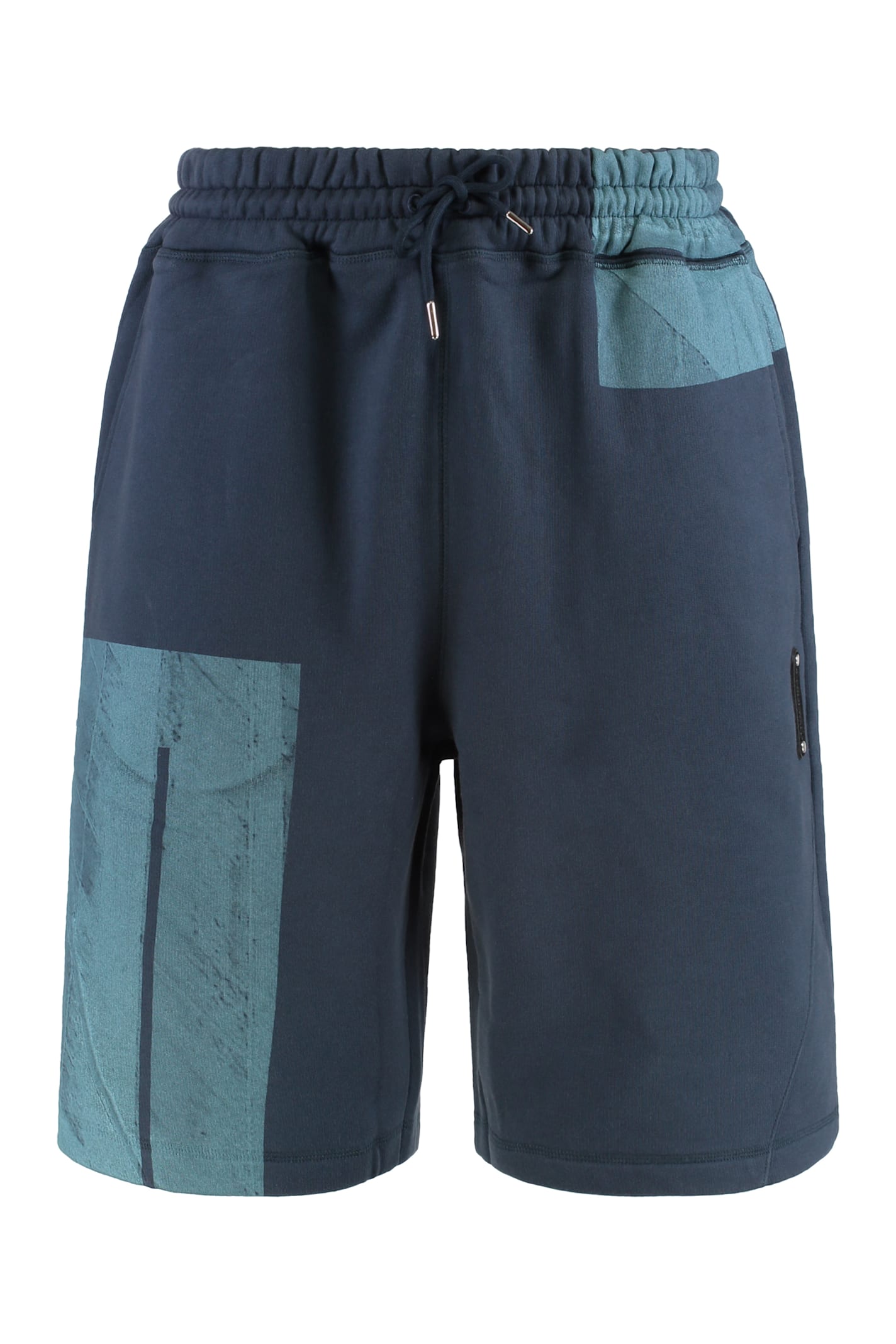 A-cold-wall* Strand Colour-block Cotton Track Shorts In Blue