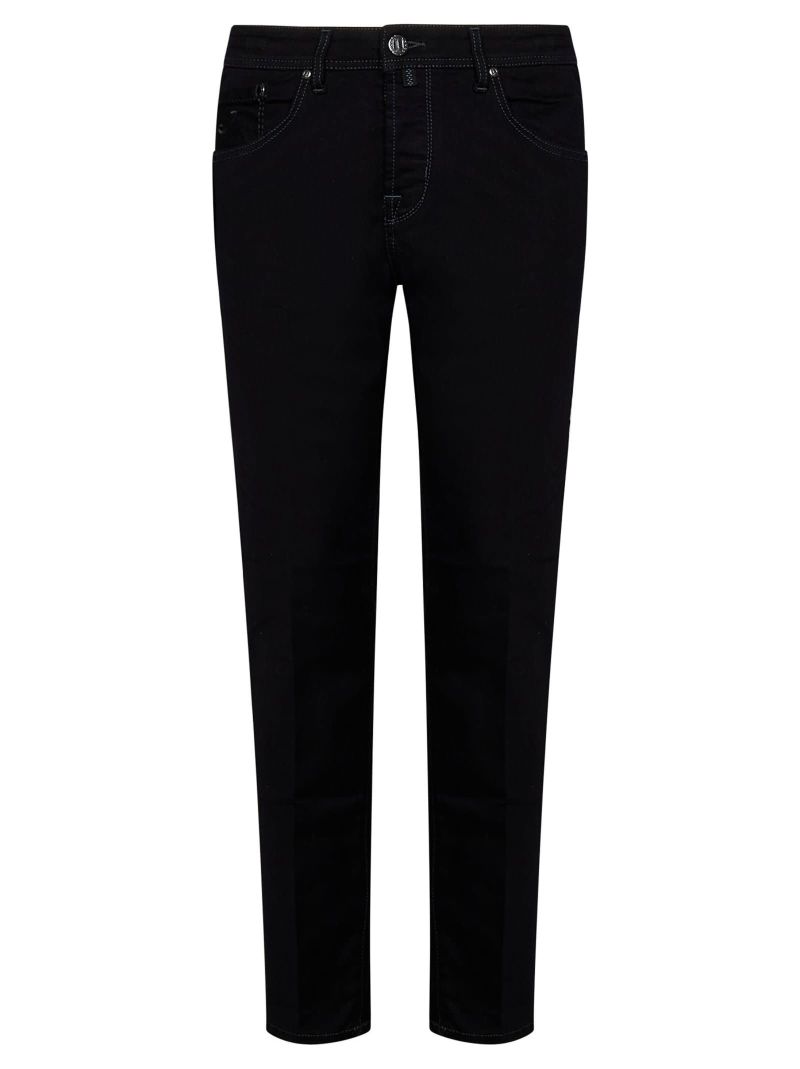 Shop Jacob Cohen Scott Jeans In Black