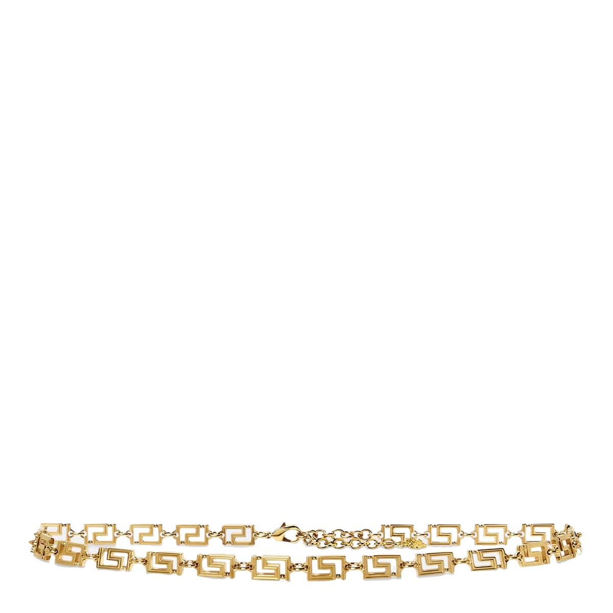 Shop Versace Greca Goddess Chain Belt In Golden