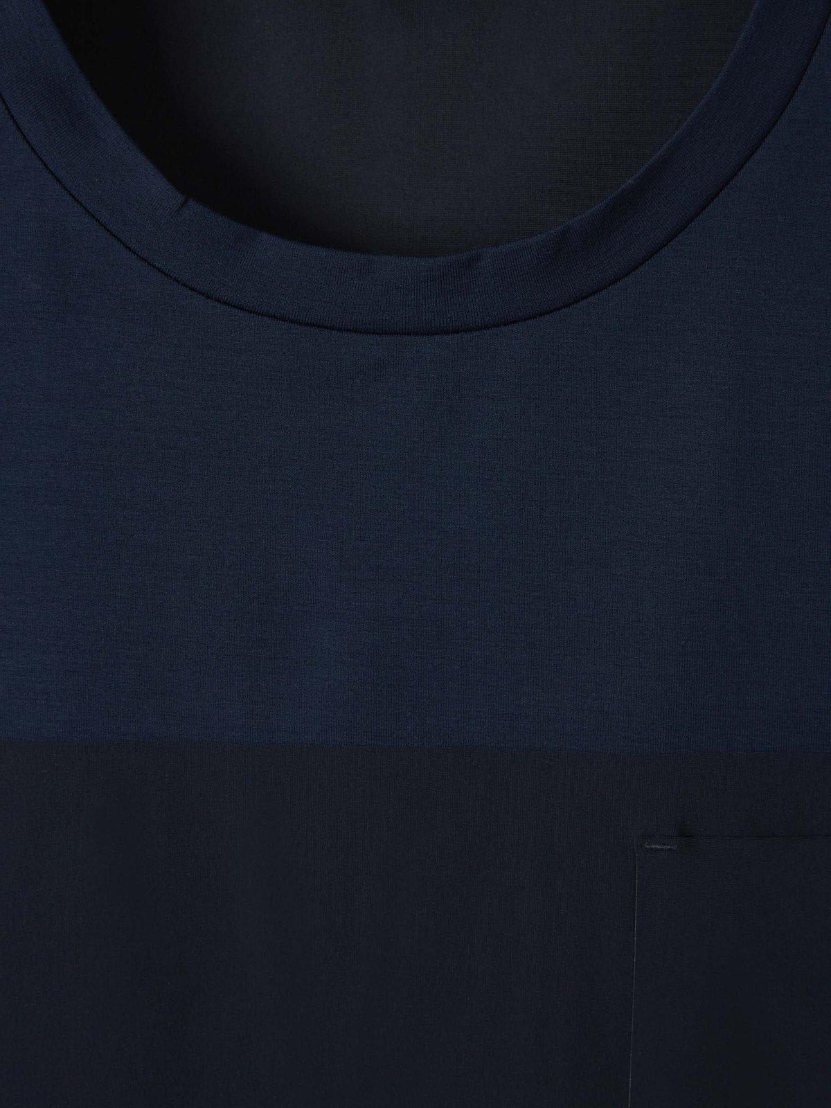Shop Herno Short Sleeved Crewneck T-shirt  In Blue