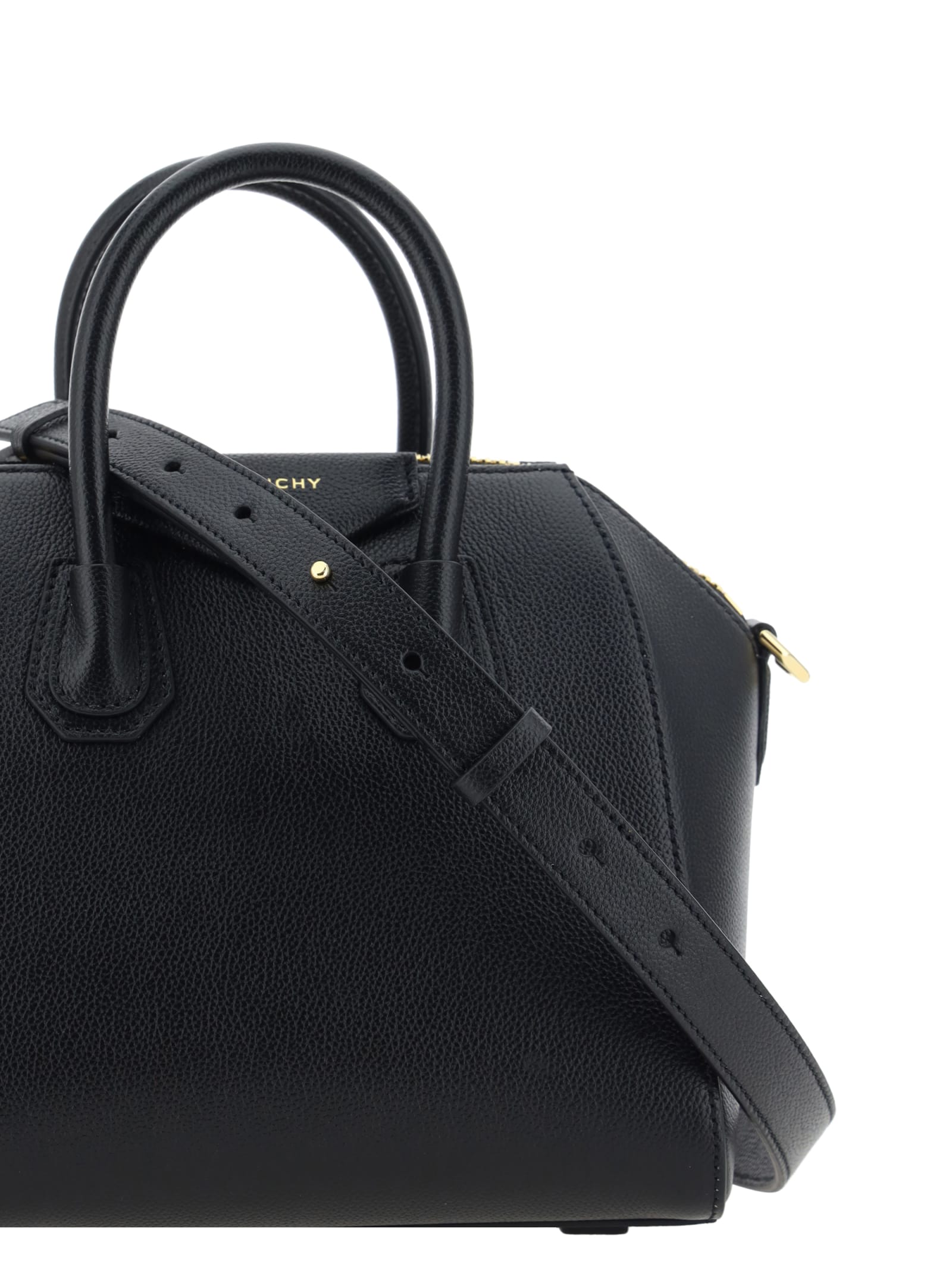 Shop Givenchy Antigona Handbag In Nero