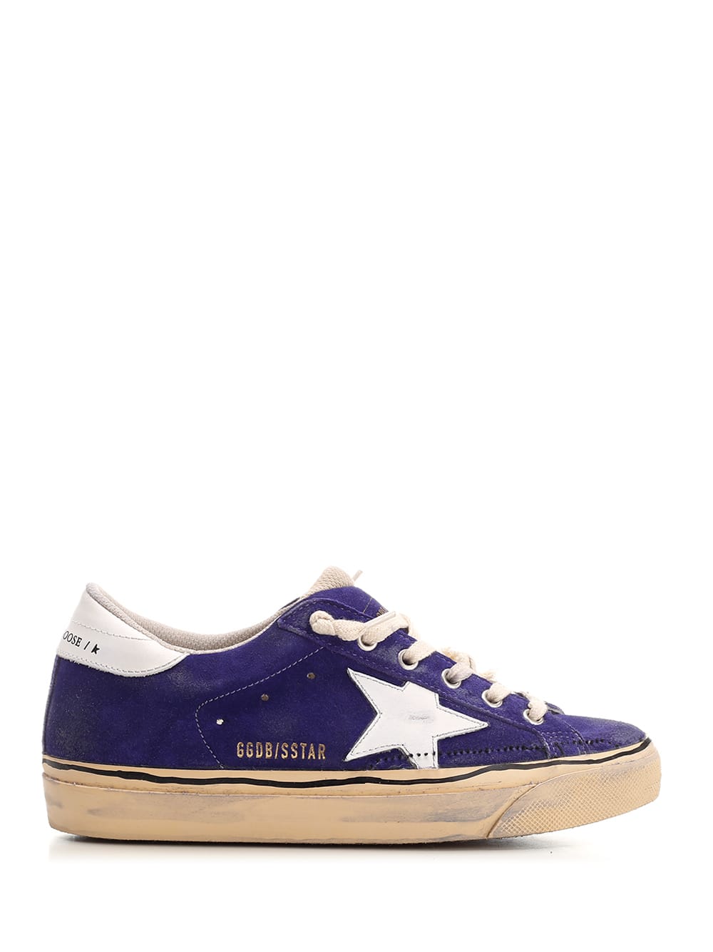 Shop Golden Goose Super-star Sneakers In Viola