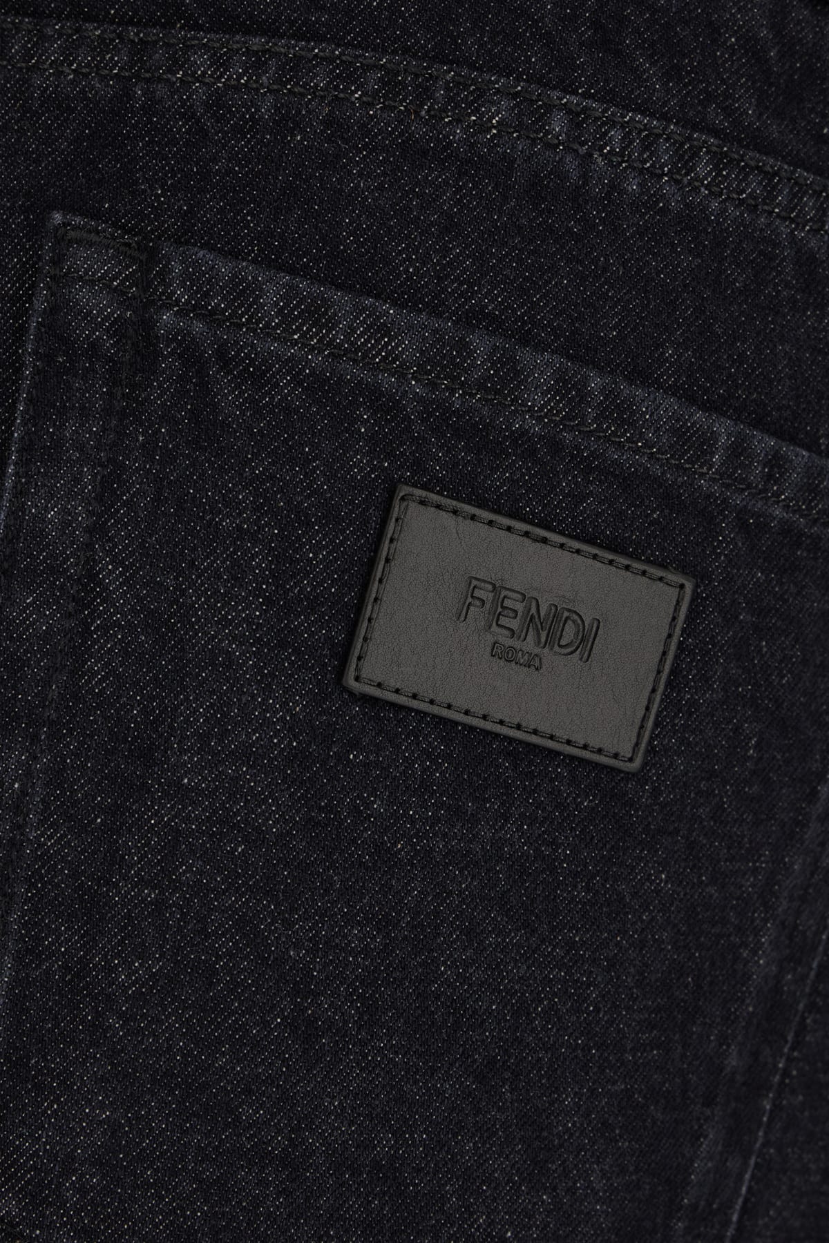 Fendi Long Jeans In Blue