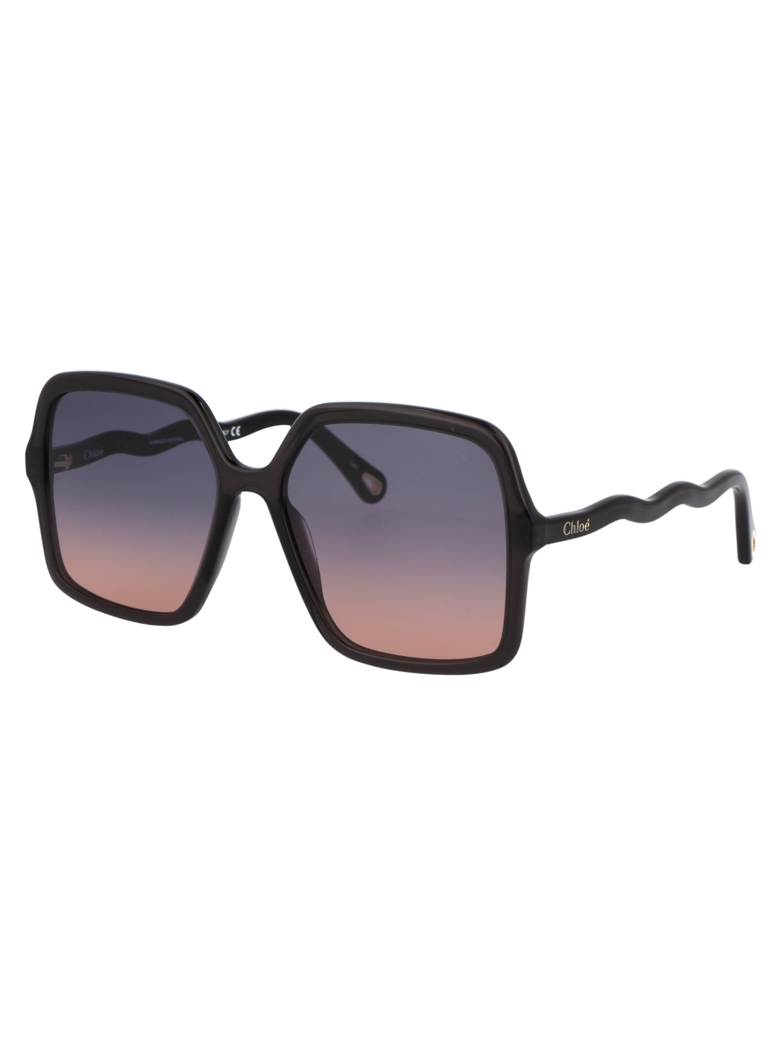Chloé Chloe Sunglasses Ch0086 S 001 In 001 Grey Grey Blue