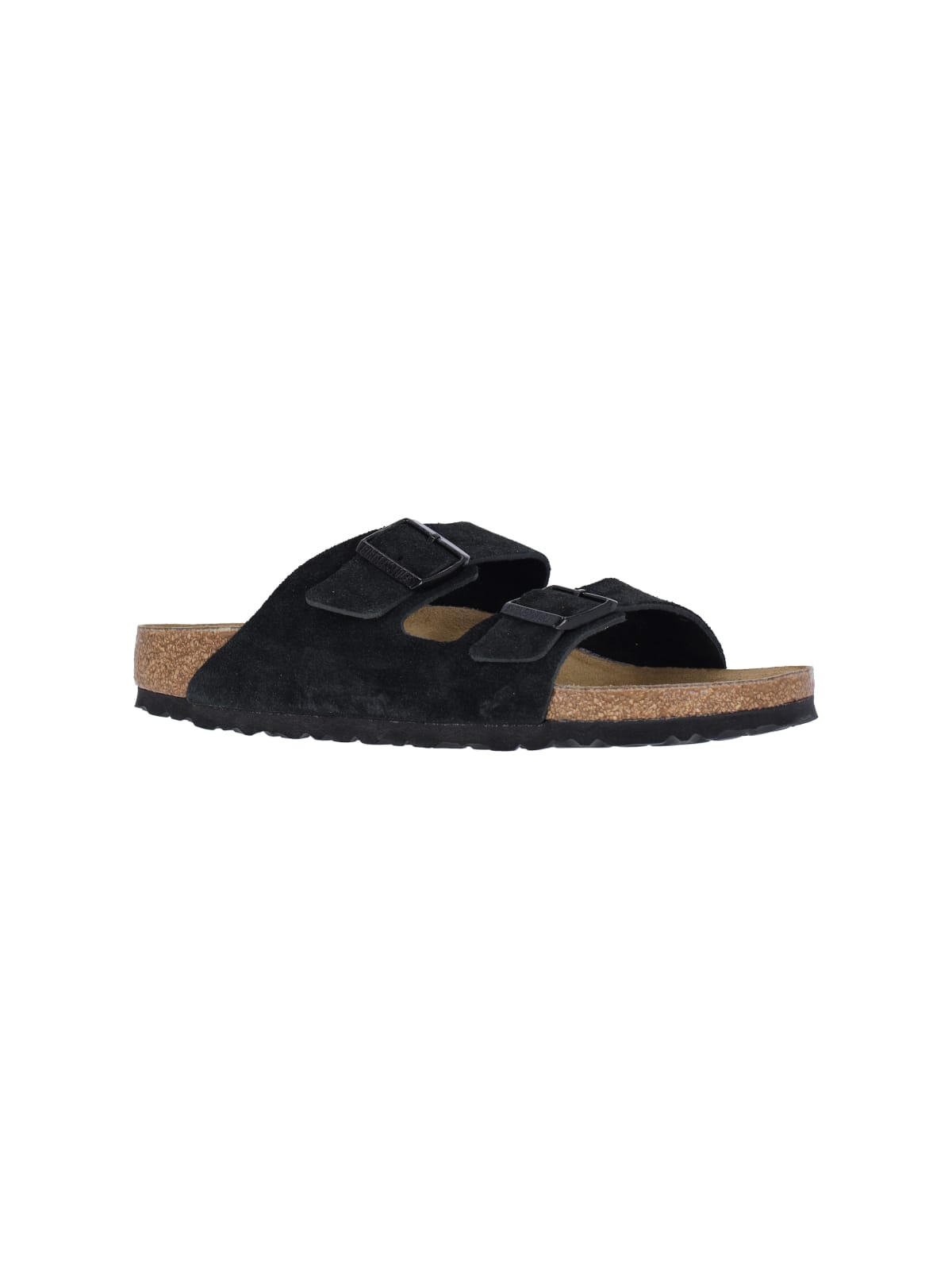 Birkenstock Arizona Double-strap Leather Slides