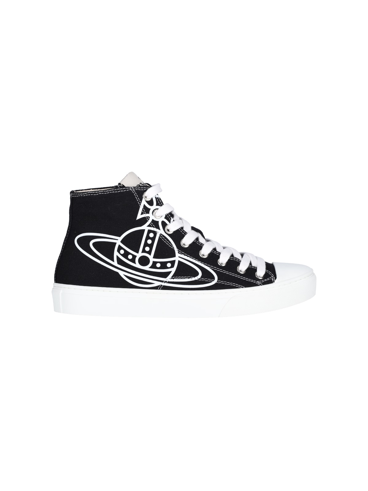 Shop Vivienne Westwood Plimsoll High Sneakers In Black