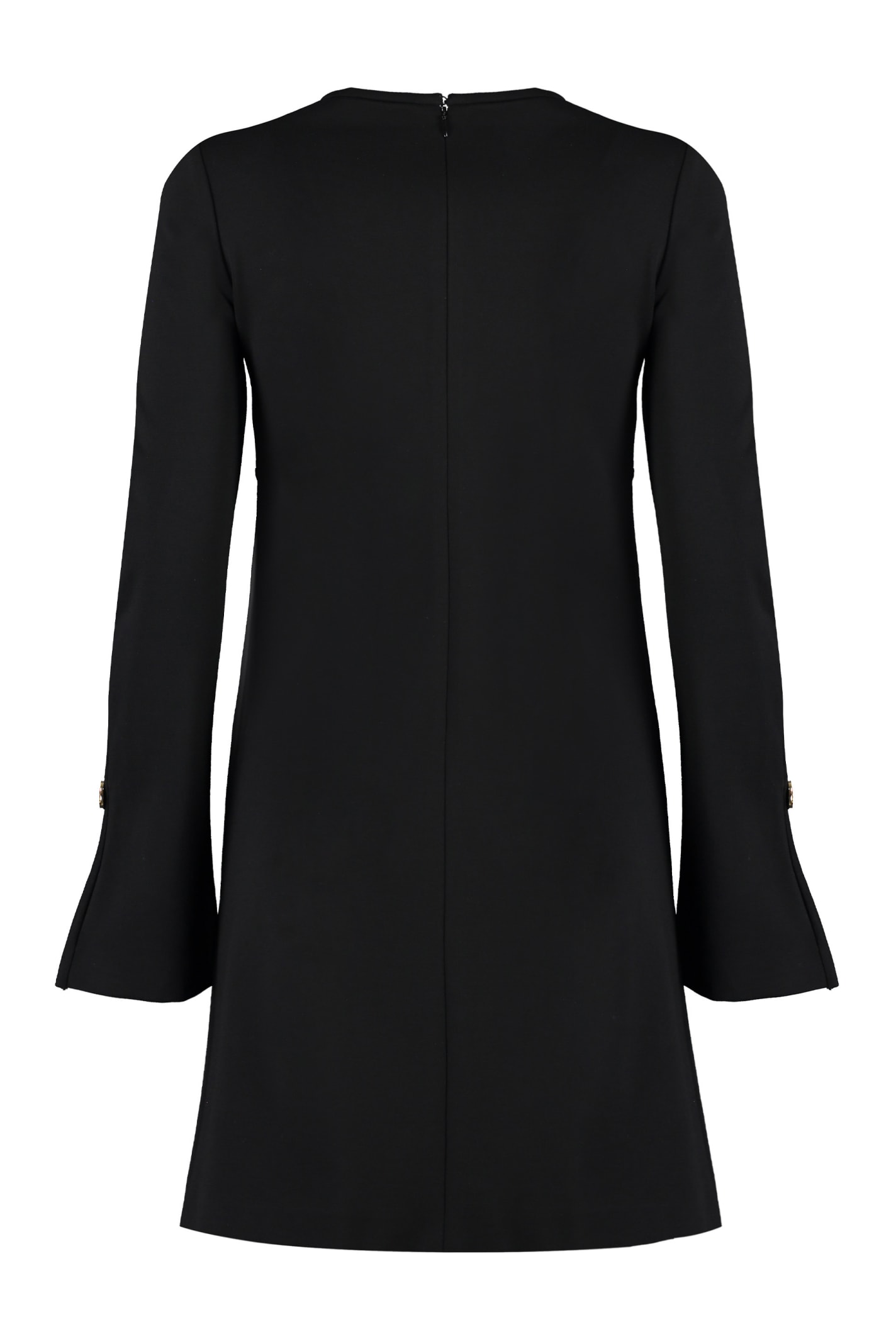 Shop Pinko Aquarios Jersey Dress In Black