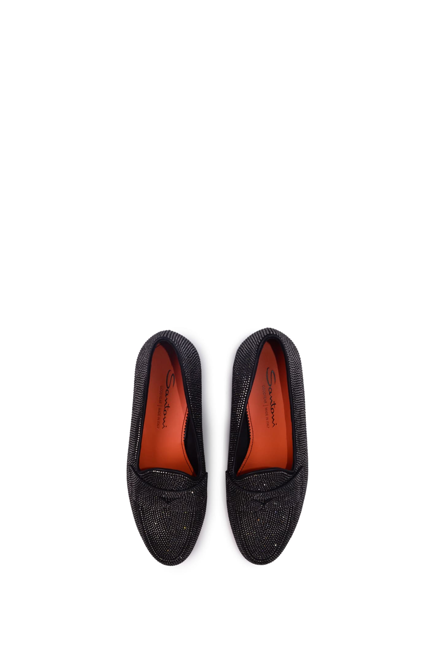 Shop Santoni Mocassin In Black