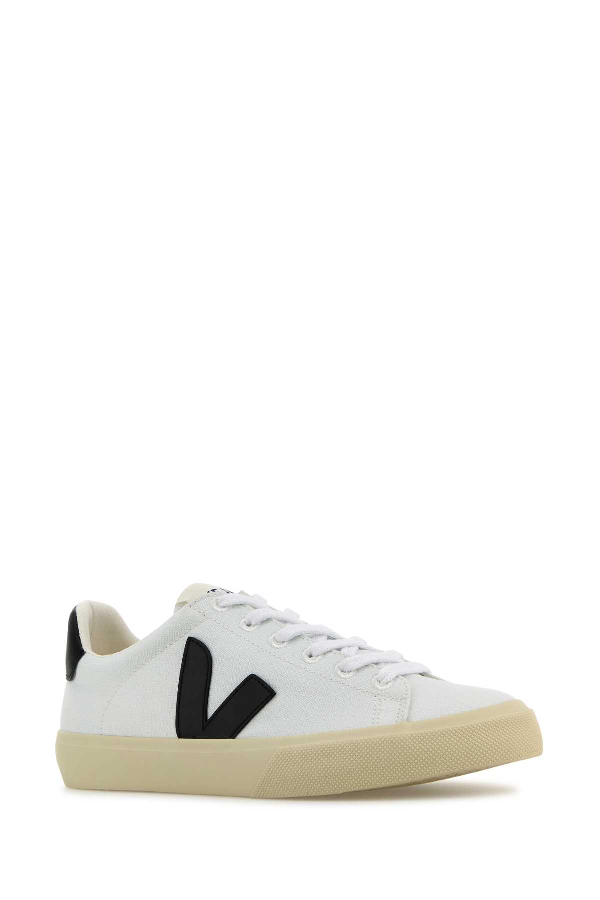 VEJA WHITE CANVAS CAMPO SNEAKERS