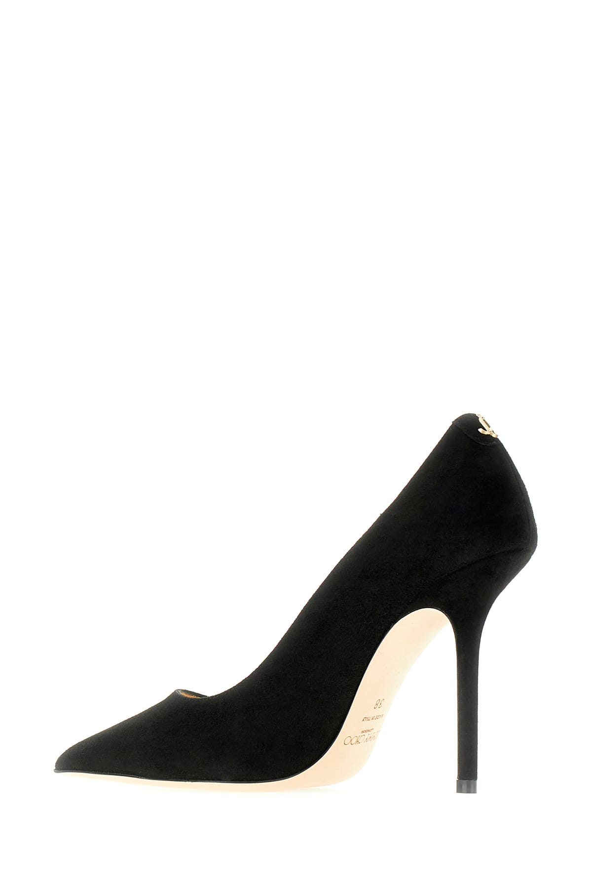 JIMMY CHOO BLACK SUEDE LOVE PUMPS 