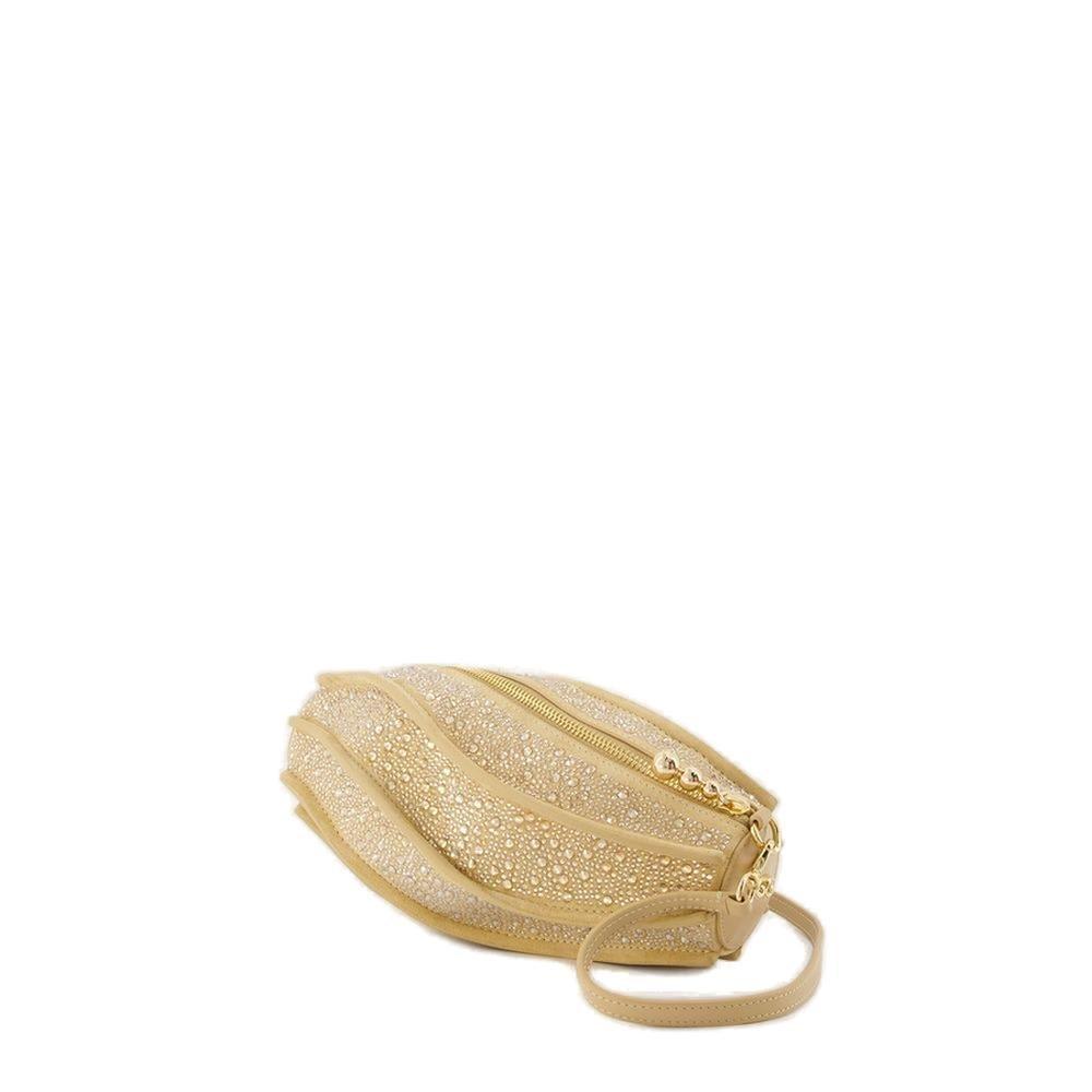 Shop Cult Gaia Myrna Embellished Clutch Bag In Gold