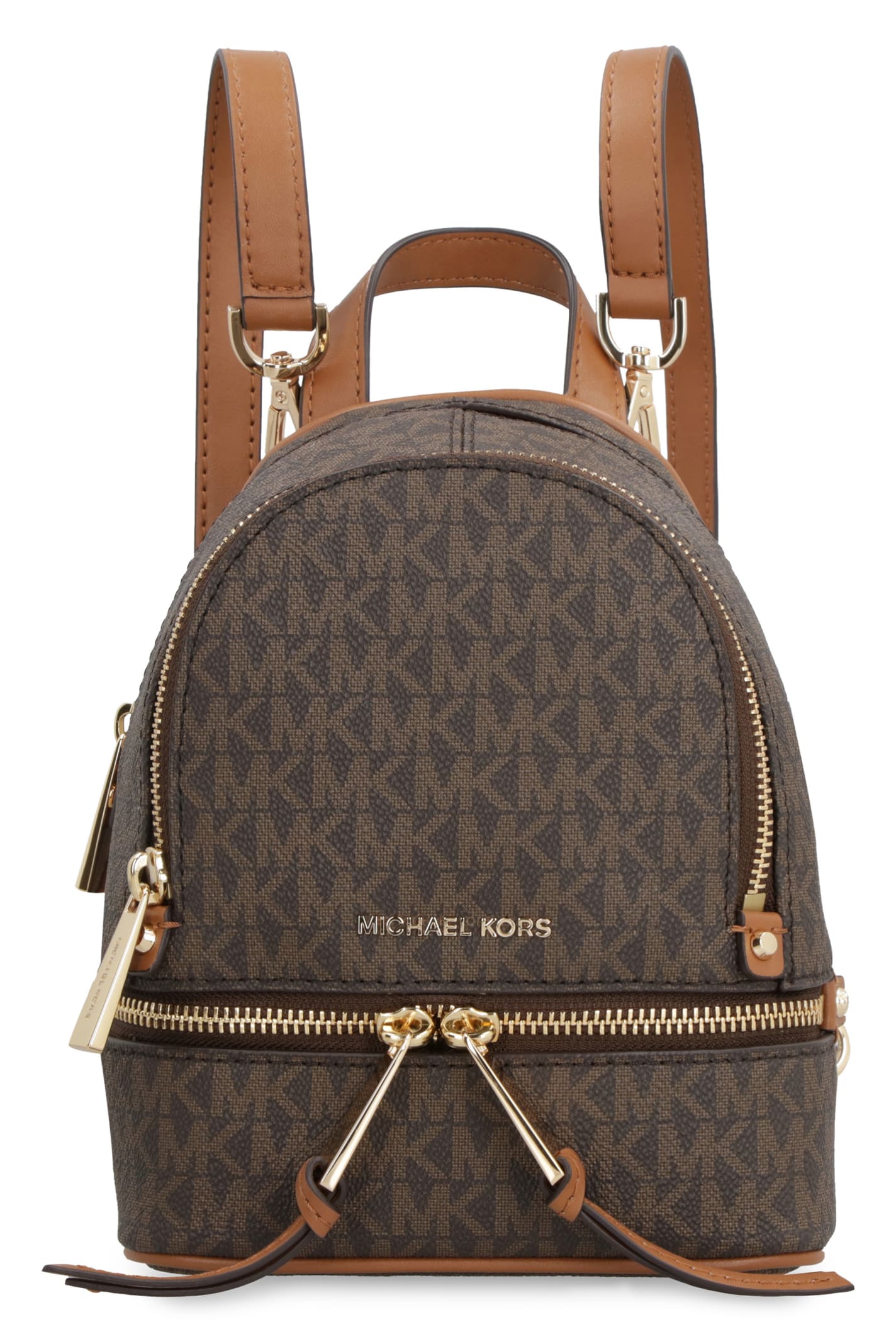 MICHAEL Michael Kors Rhea Zip Mini Backpack In Coated Canvas | Smart Closet