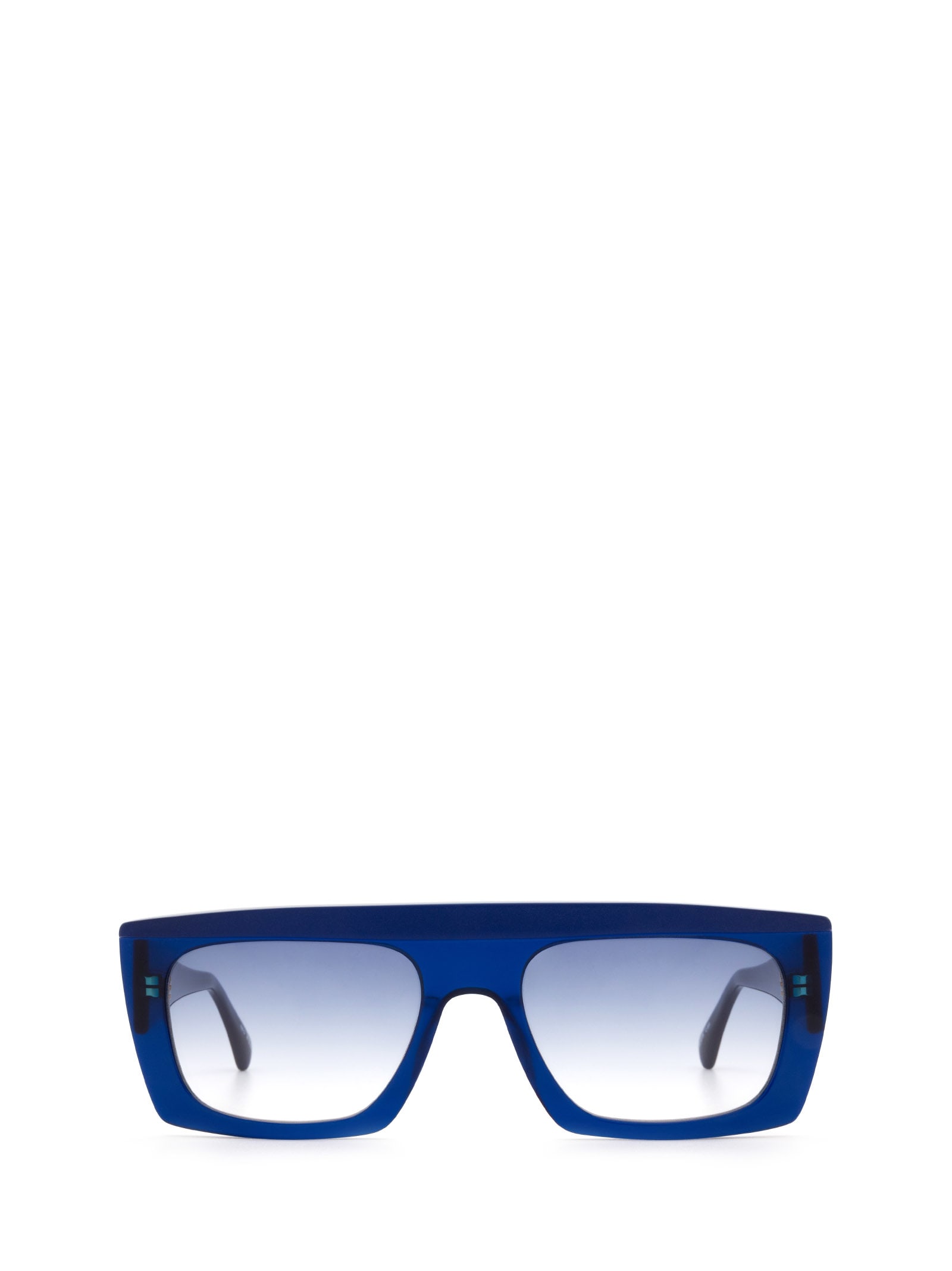 Kaleos Casswell Tanslucent Dark Blue & Matte Blue Sunglasses