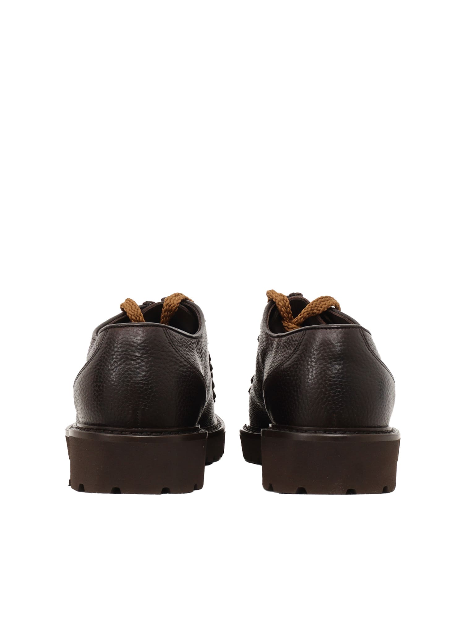 Shop Doucal's Hooks Shoes (gm) Inca Brown+brown Sole