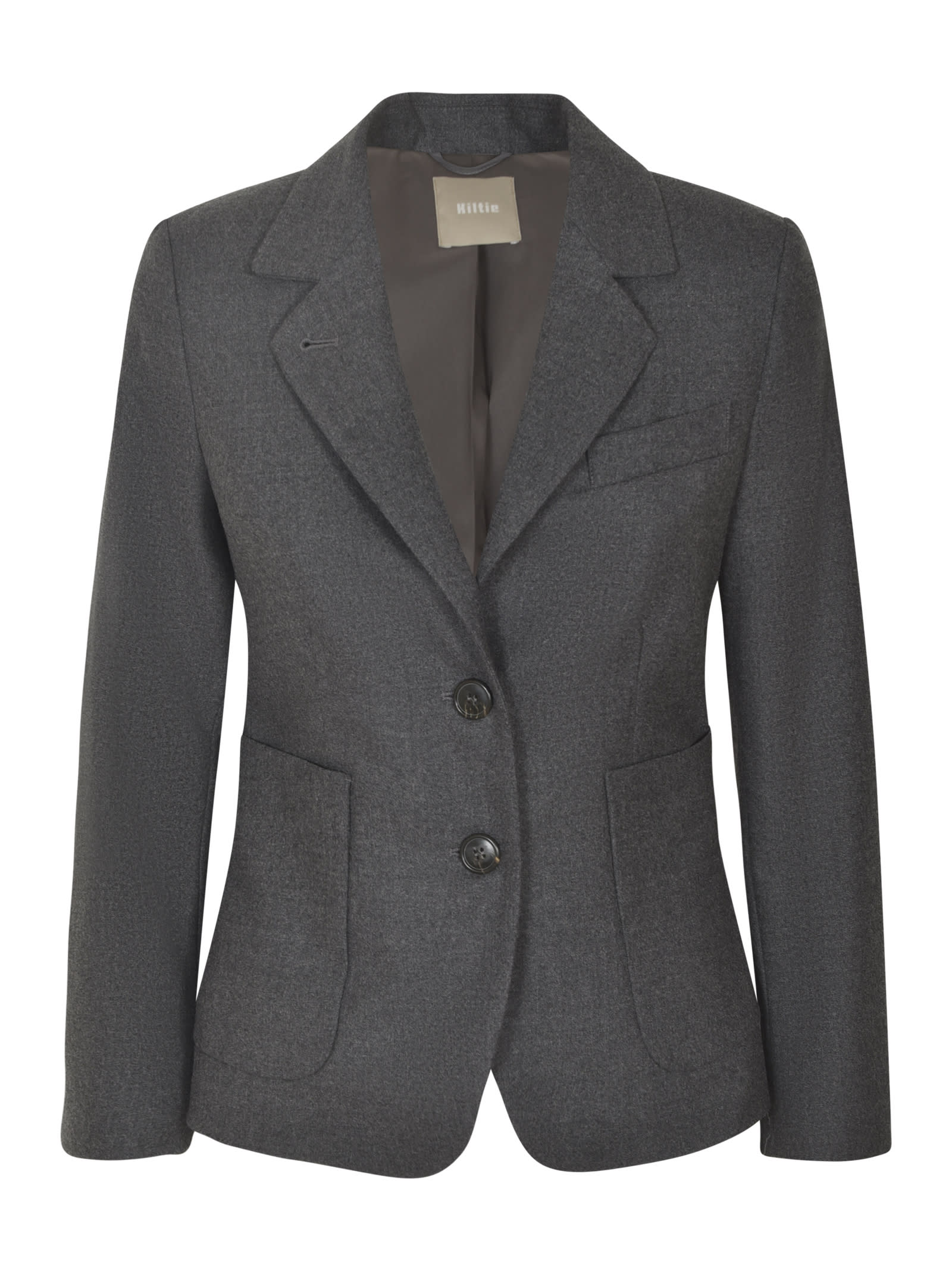 Patched Pocket Slim Fit Blazer