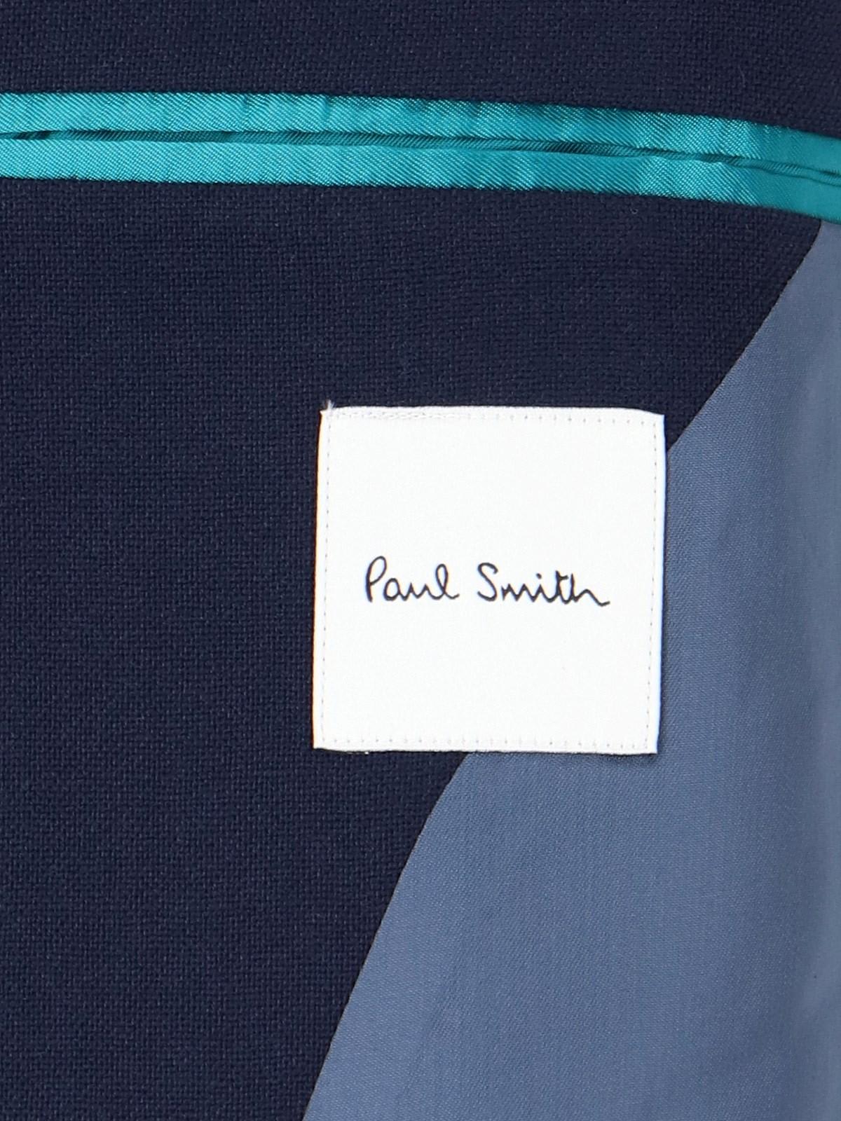 Shop Paul Smith Shirt Jacket In Blue