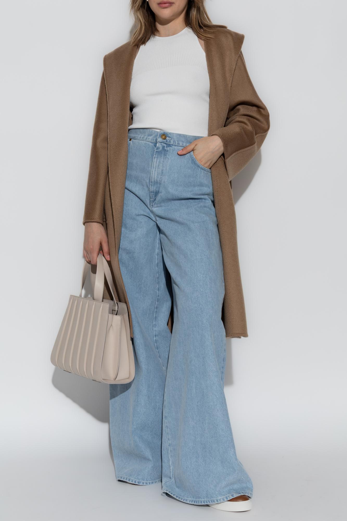 Max Mara Cashmere Coat Lilia In Brown