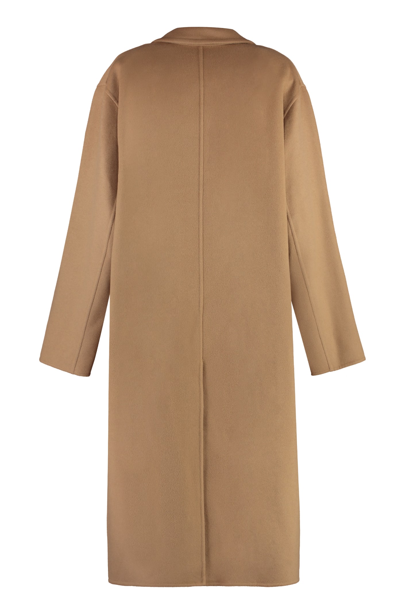 Shop Bally Wool And Cashmere Coat In Camel
