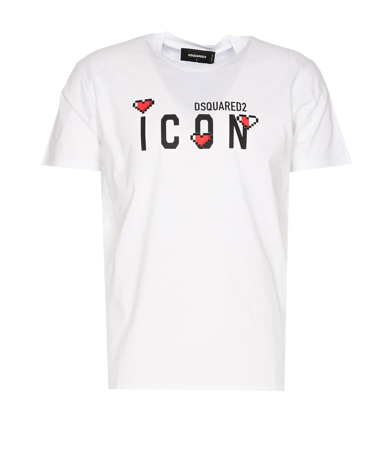 Dsquared2 Icon Logo-print T-shirt In White