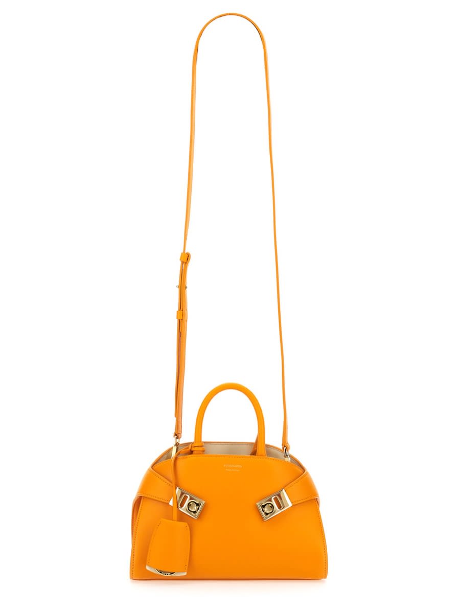 Ferragamo Mini Hug Top Handle Detachable Strap