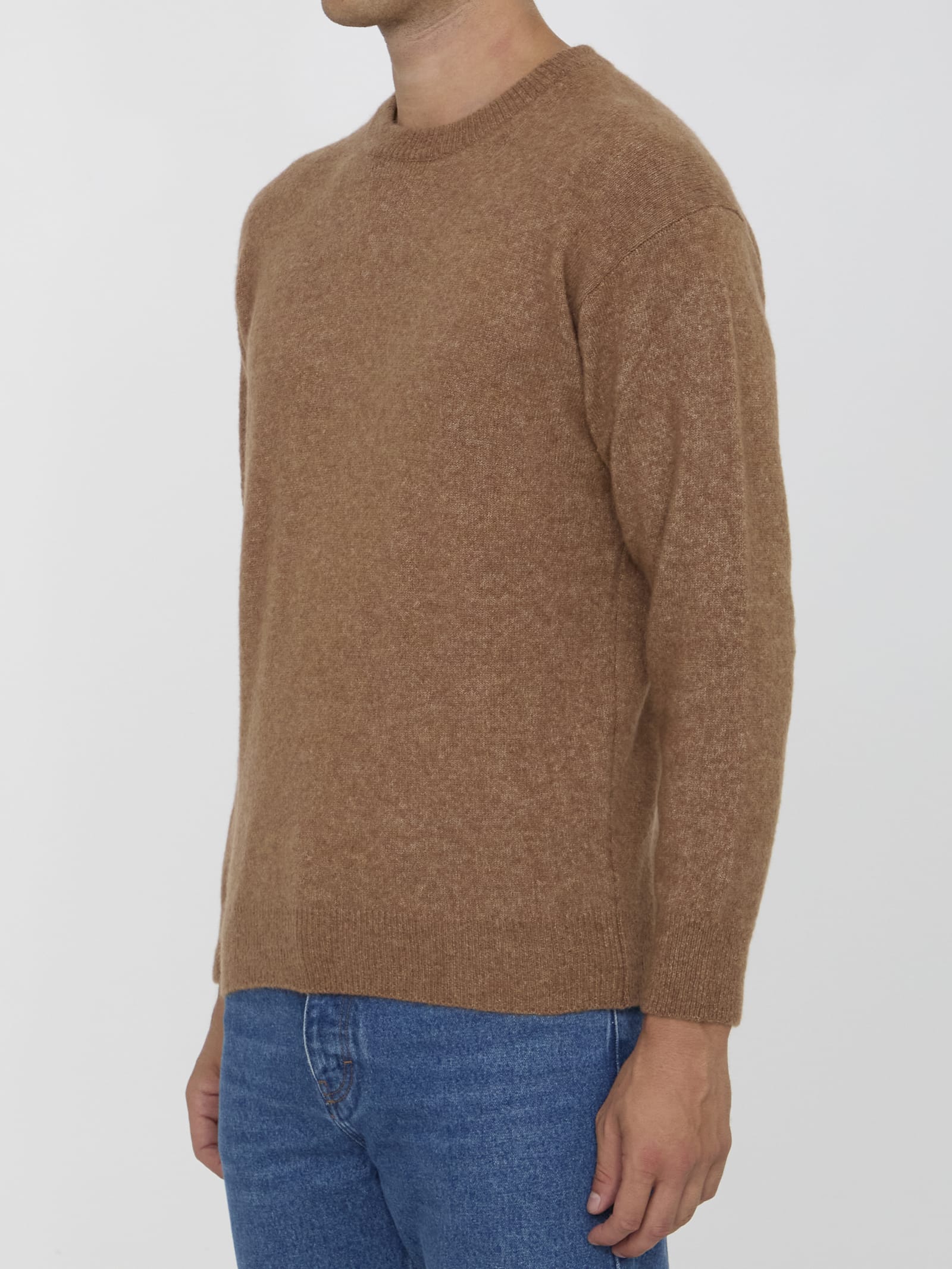 Shop Roberto Collina Cashmere Sweater In Brown